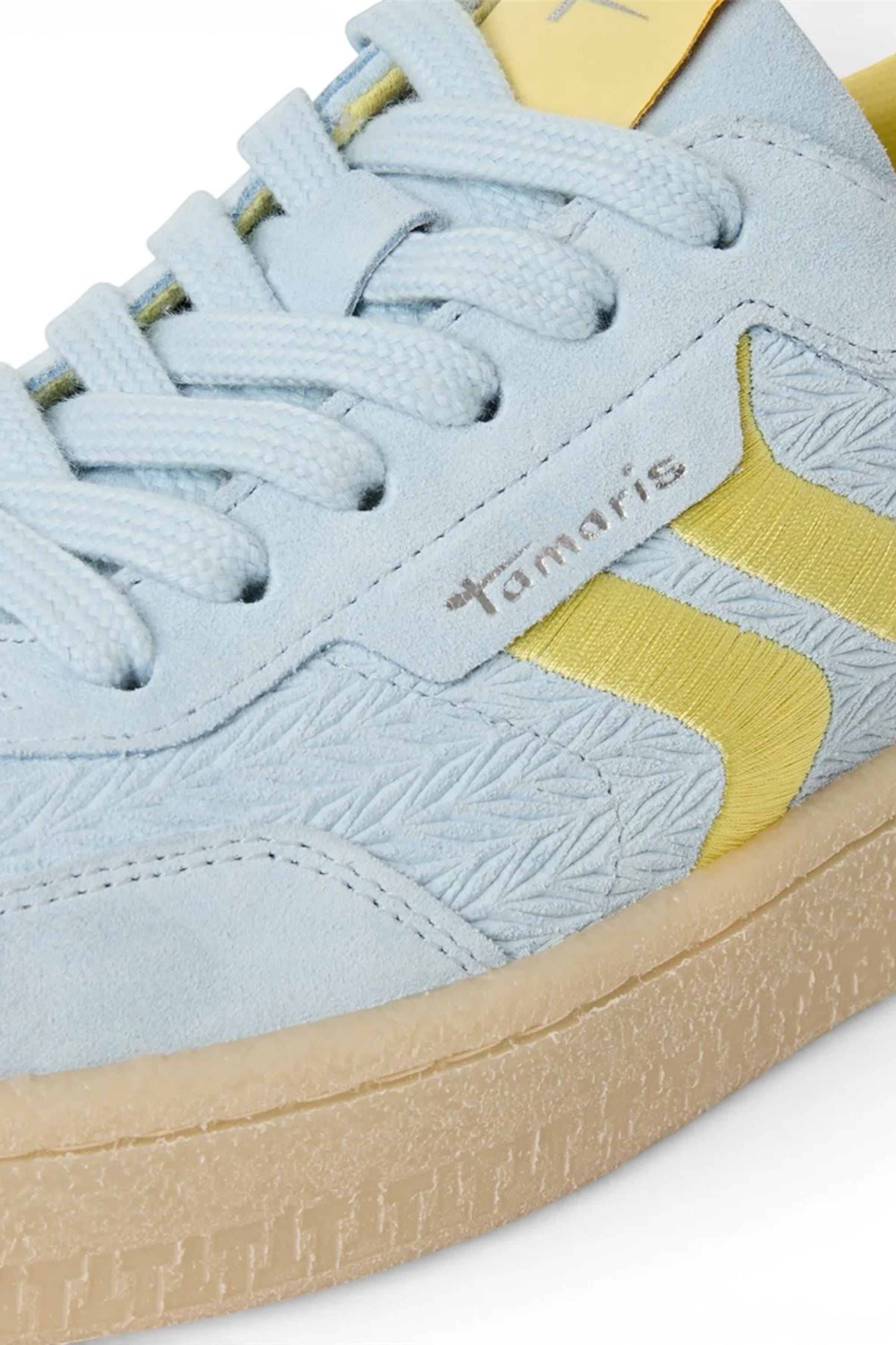 Blue Tamaris Blue Tamaris Women Blue Yellow Stripe Trainer, Image 5 of 7