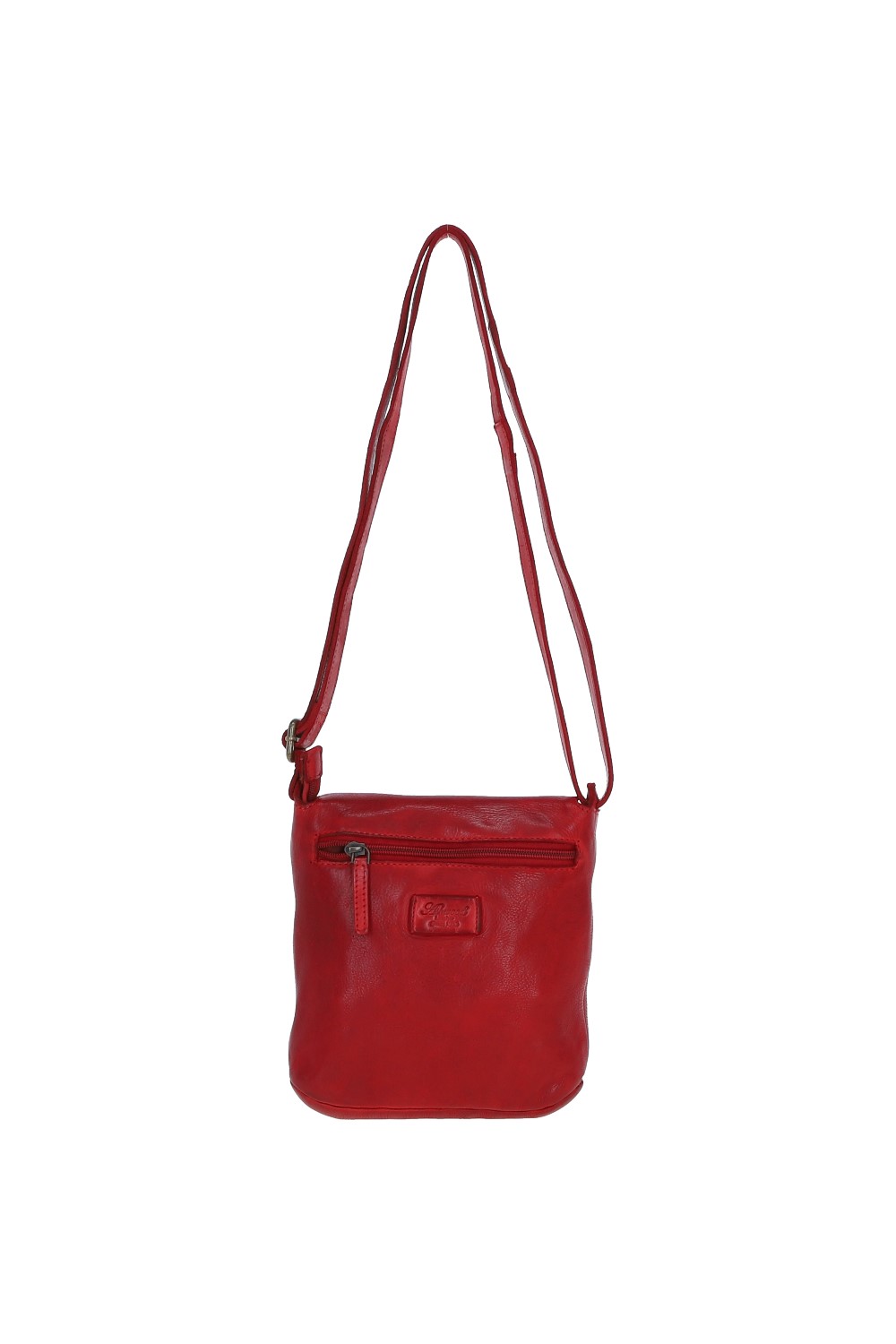 Red Real Leather Small Luxurious Flight Bag, Image 4 of 5