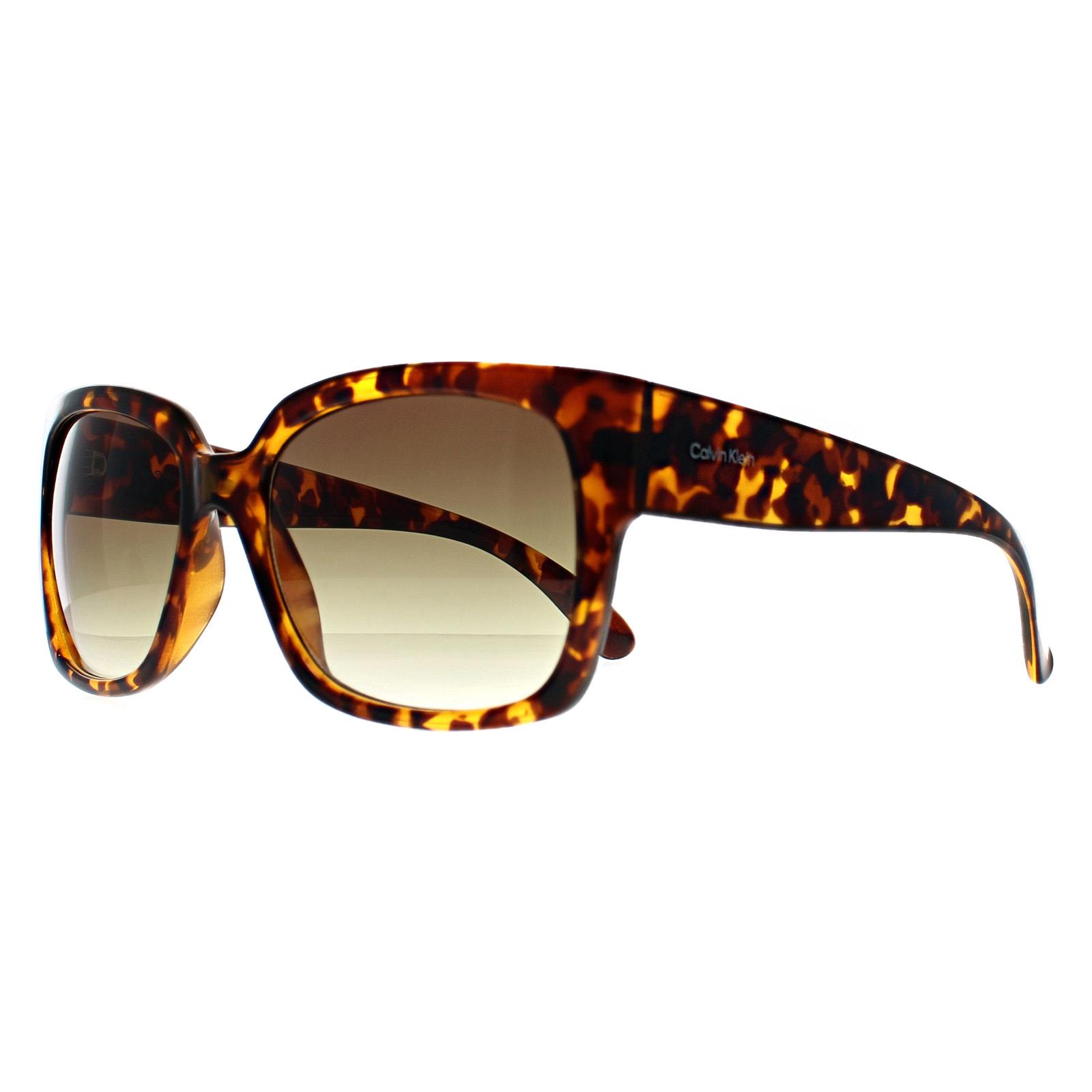 Brown Calvin Klein Brown Square Shiny Havana Brown Gradient CK22549S, Image 2 of 3