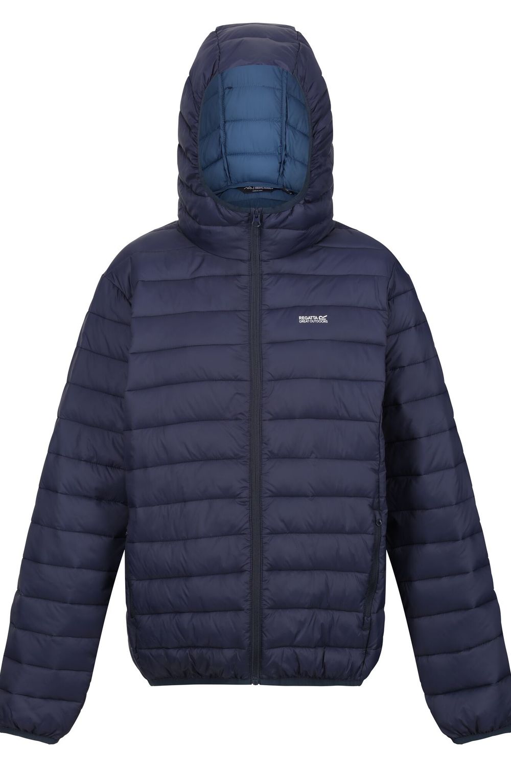 Navy Marizion Hooded Padded Jacket, Image 1 of 4