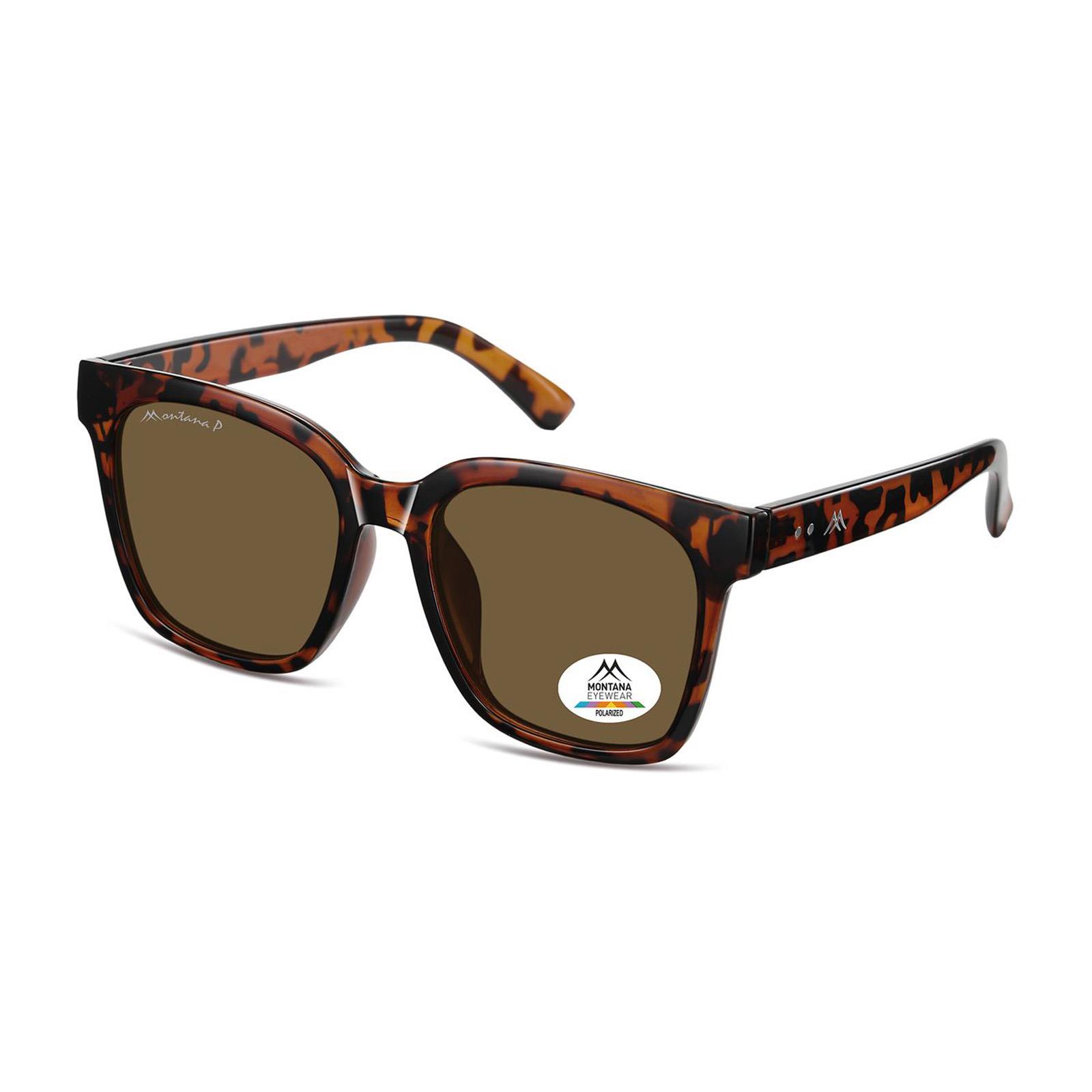 Brown Square Havana Brown Polarized MP72, Image 2 of 3