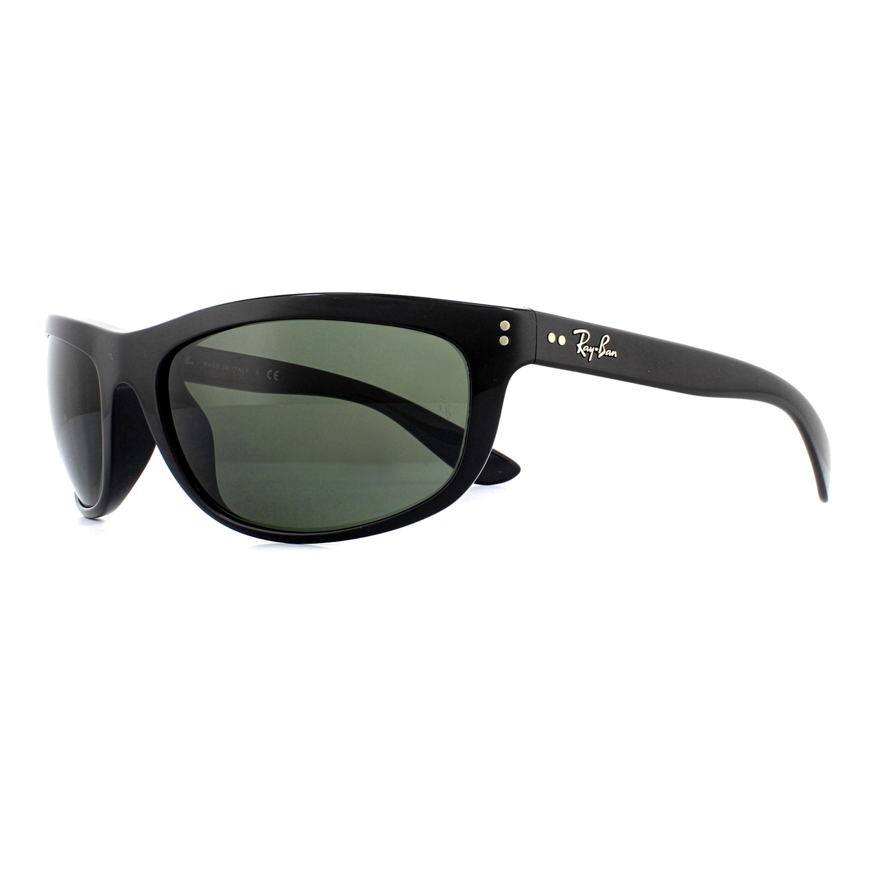 Black Wrap Black Green Balorama 4089 Sunglasses, Image 2 of 4