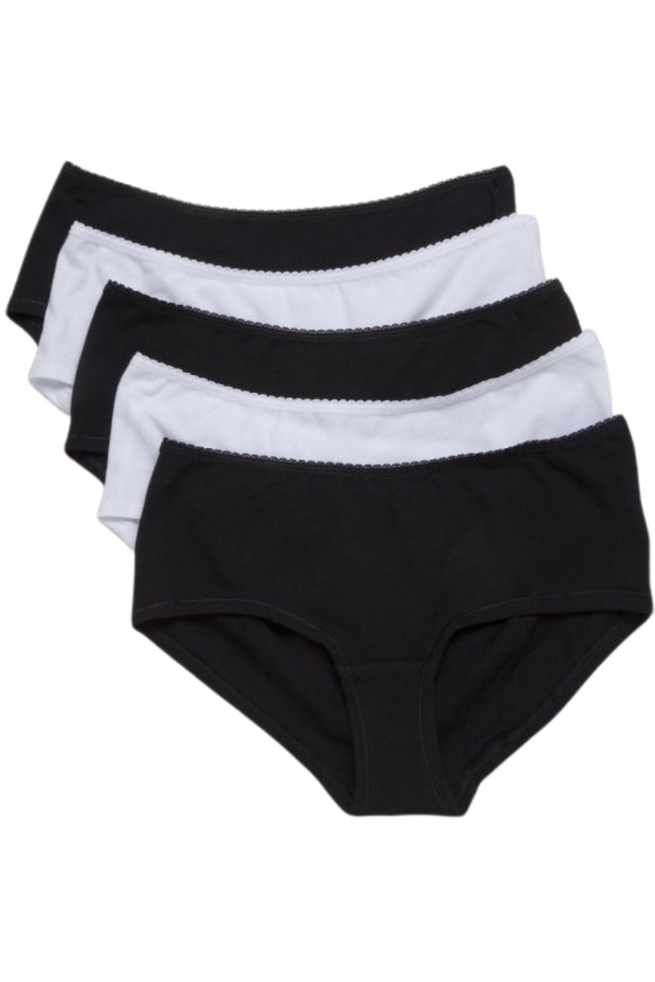 Multi Camille Lingerie Multi 5 Pack Mix Short Briefs, Image 1 of 3