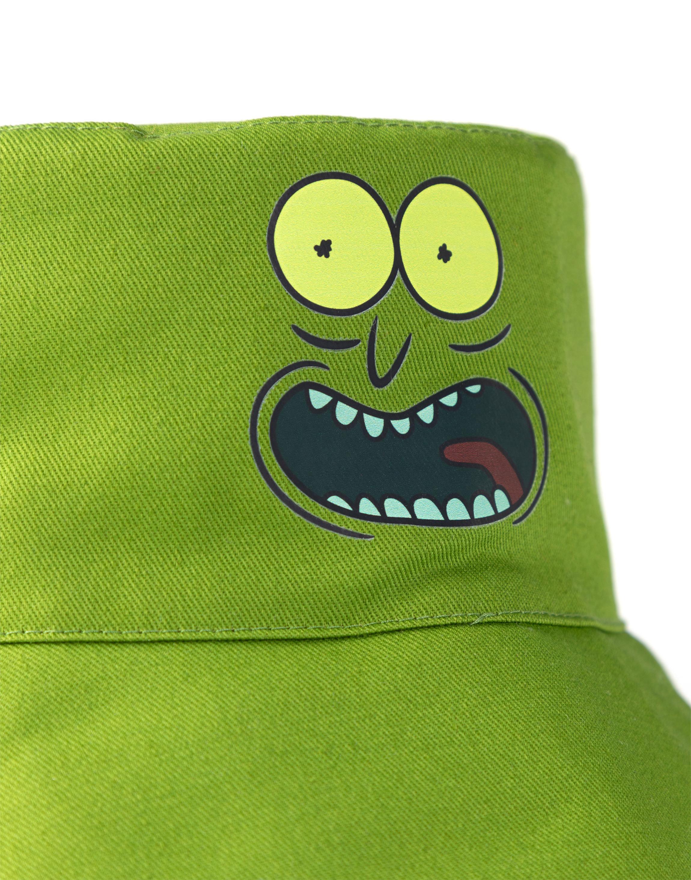 Green Rick And Morty Reversible Pickle Bucket Hat, Image 3 of 6