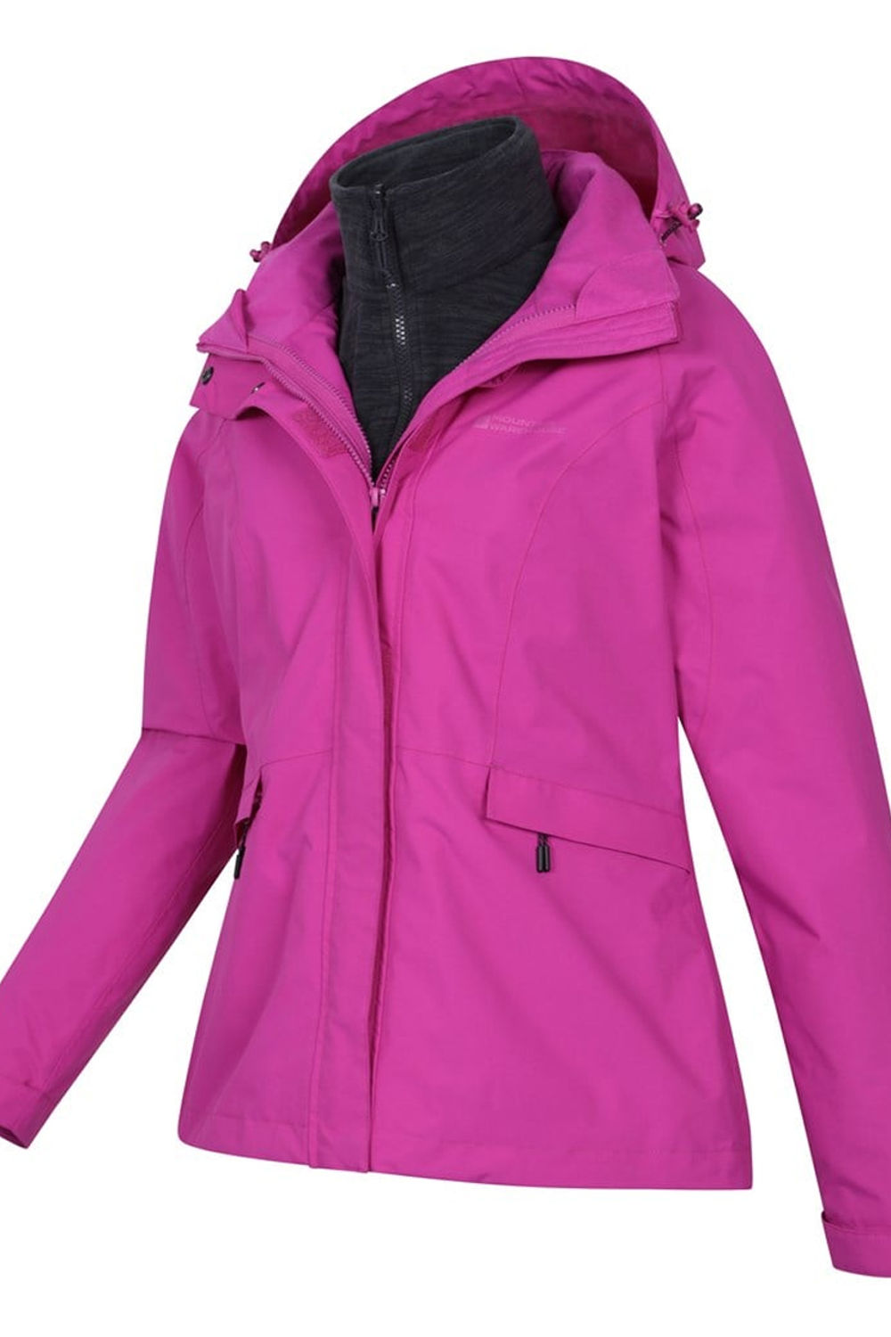 Pink Thunderstorm II 3 in 1 Waterproof Jacket, Image 3 of 5