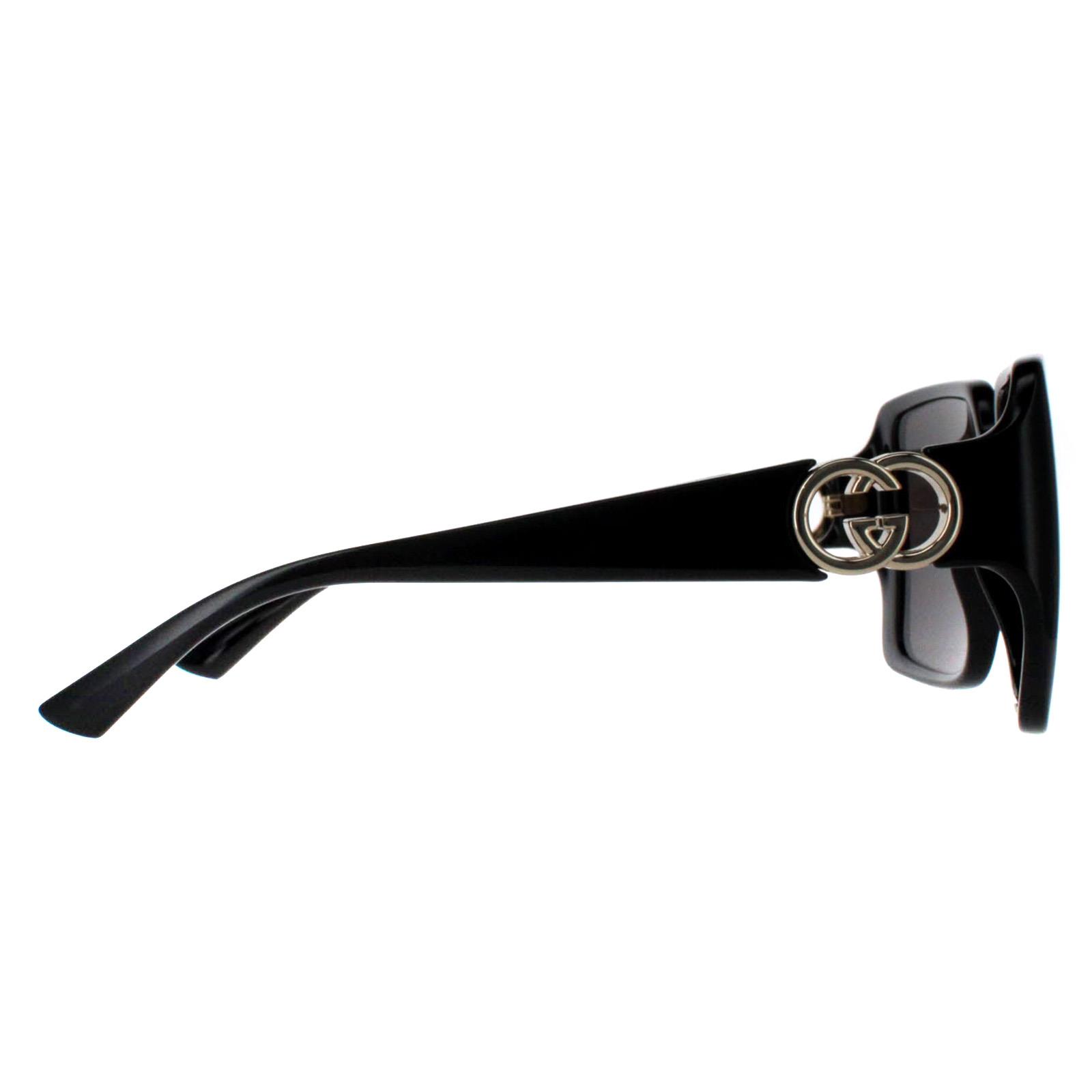 Black Square Black with Gold Grey GG1692S, Image 4 of 6