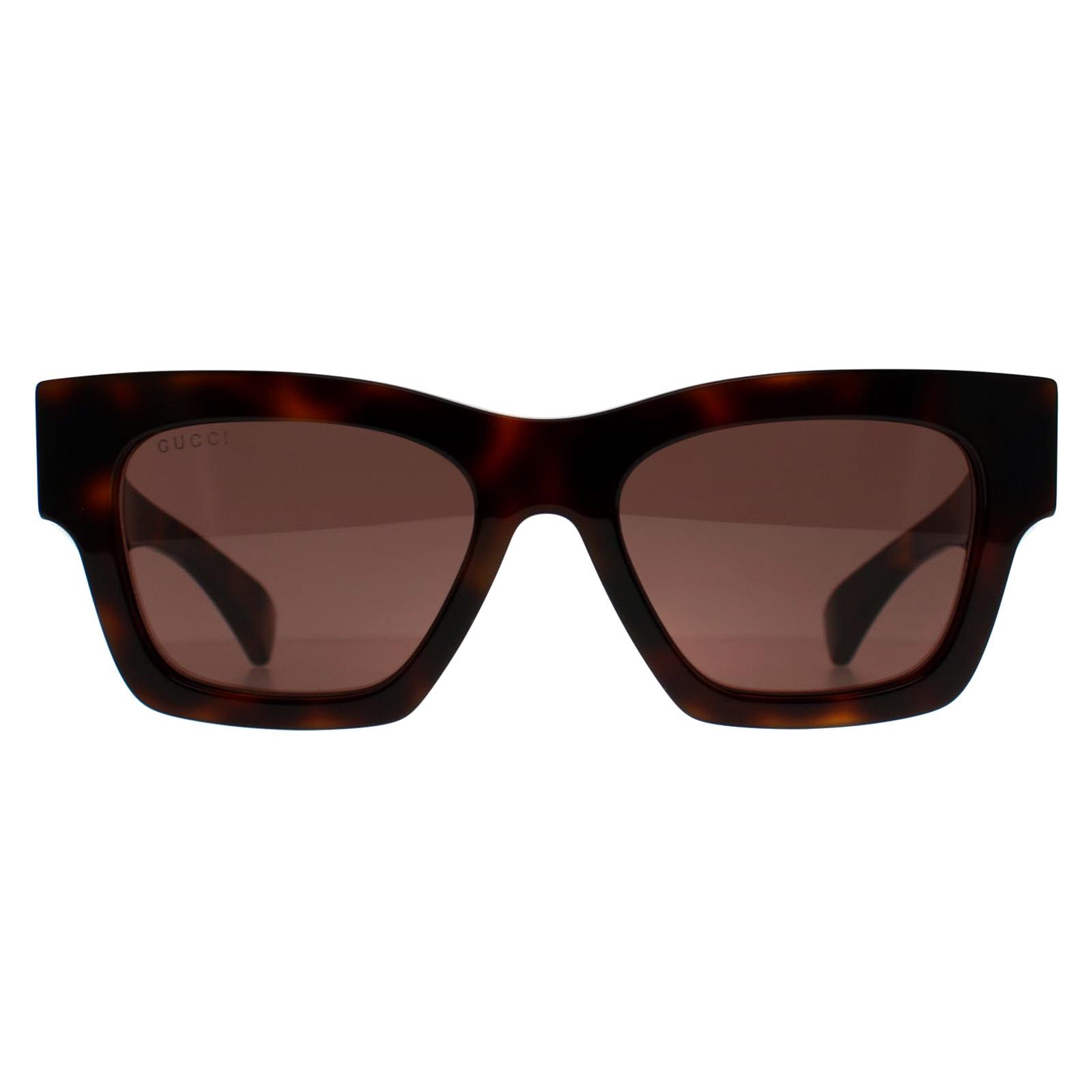 Brown Square Havana Brown GG1835S, Image 1 of 3