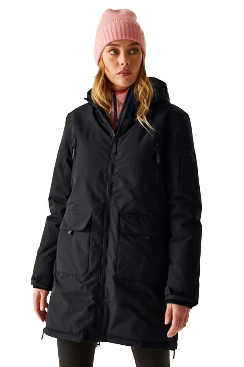 Black Gwynn Insulated Waterproof Jacket, Image 4 of 6