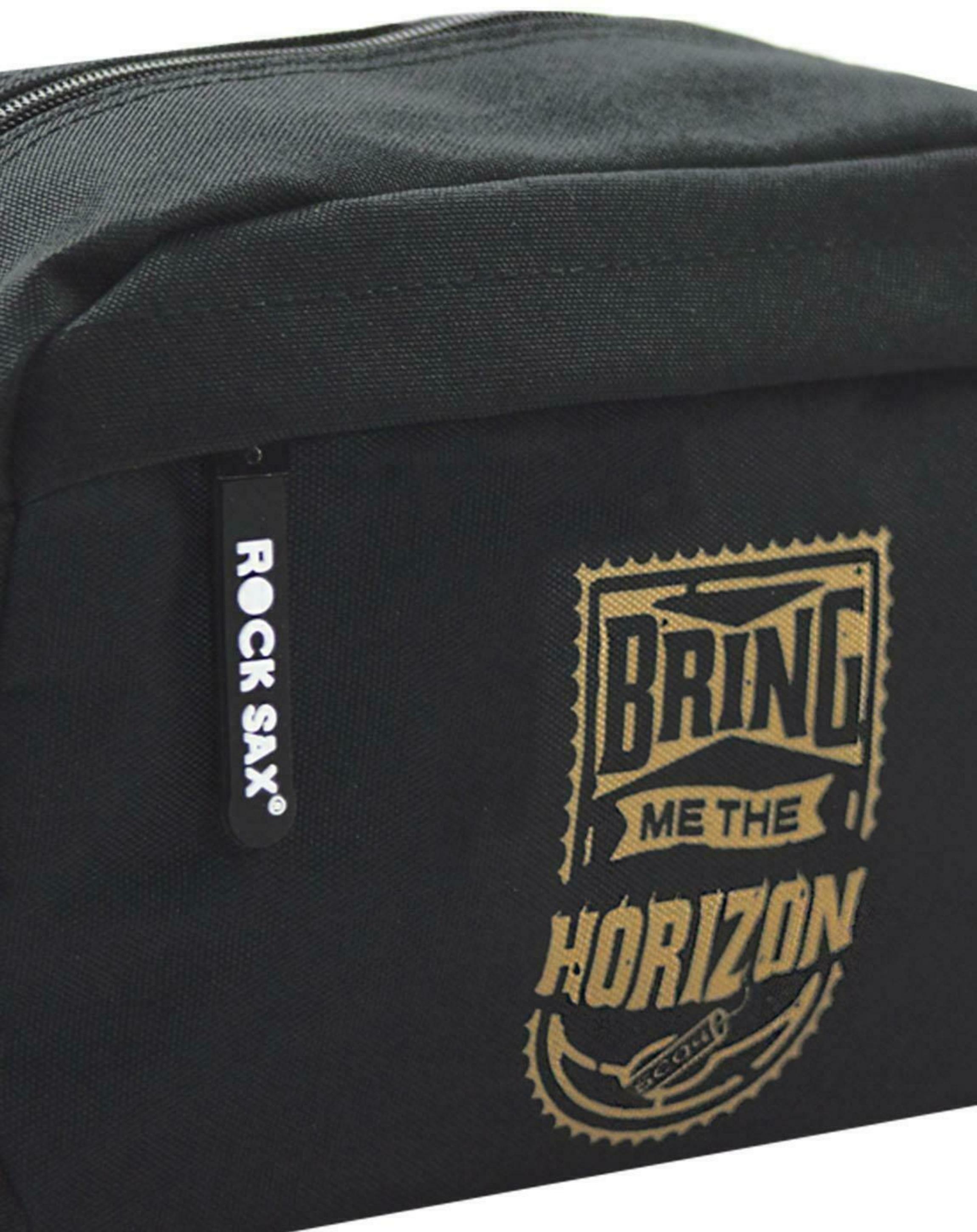 Black Rock Sax Bring Me The Horizon Gold Washbag, Image 4 of 4