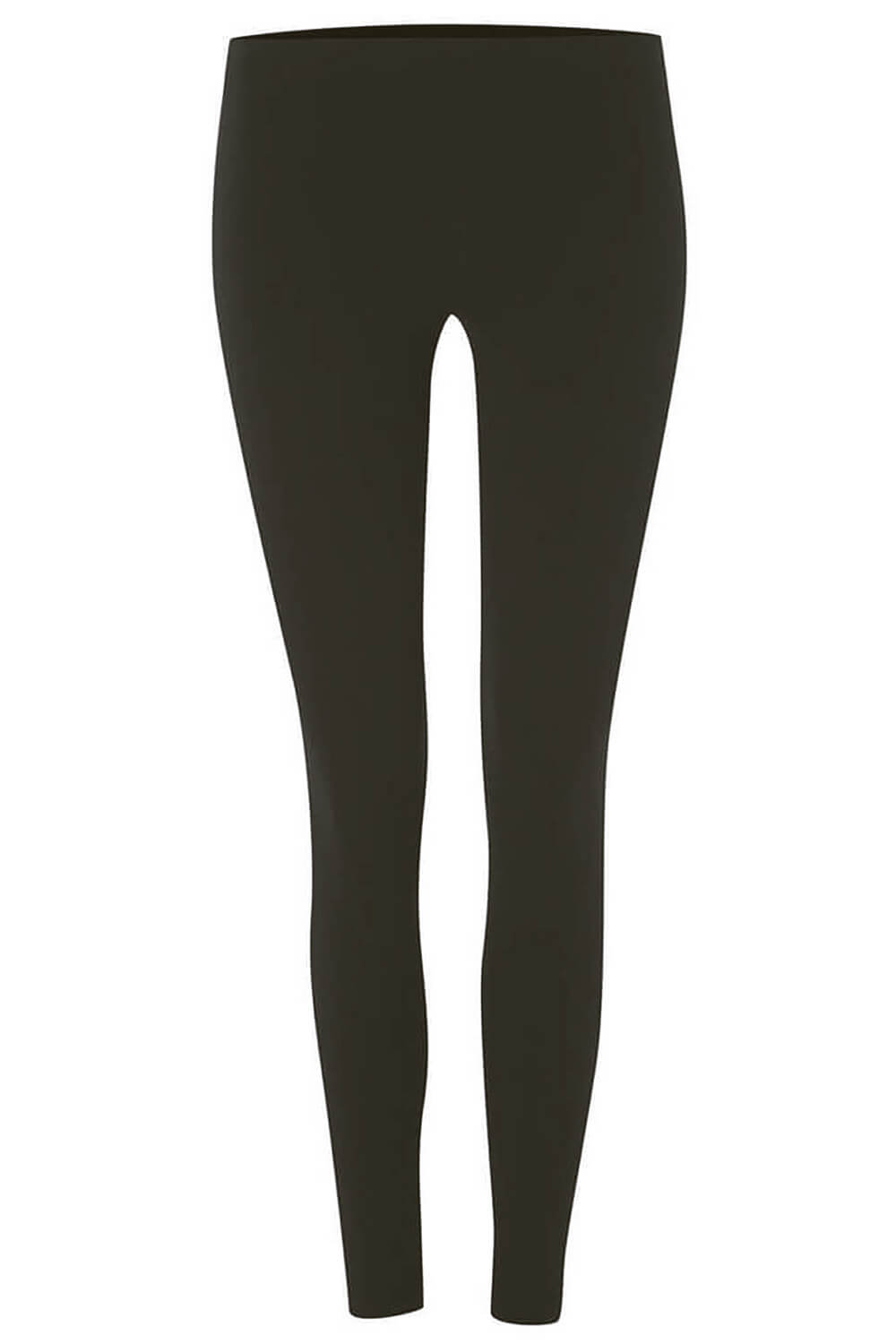 Grey Stretch Plain Leggings, Image 5 of 4