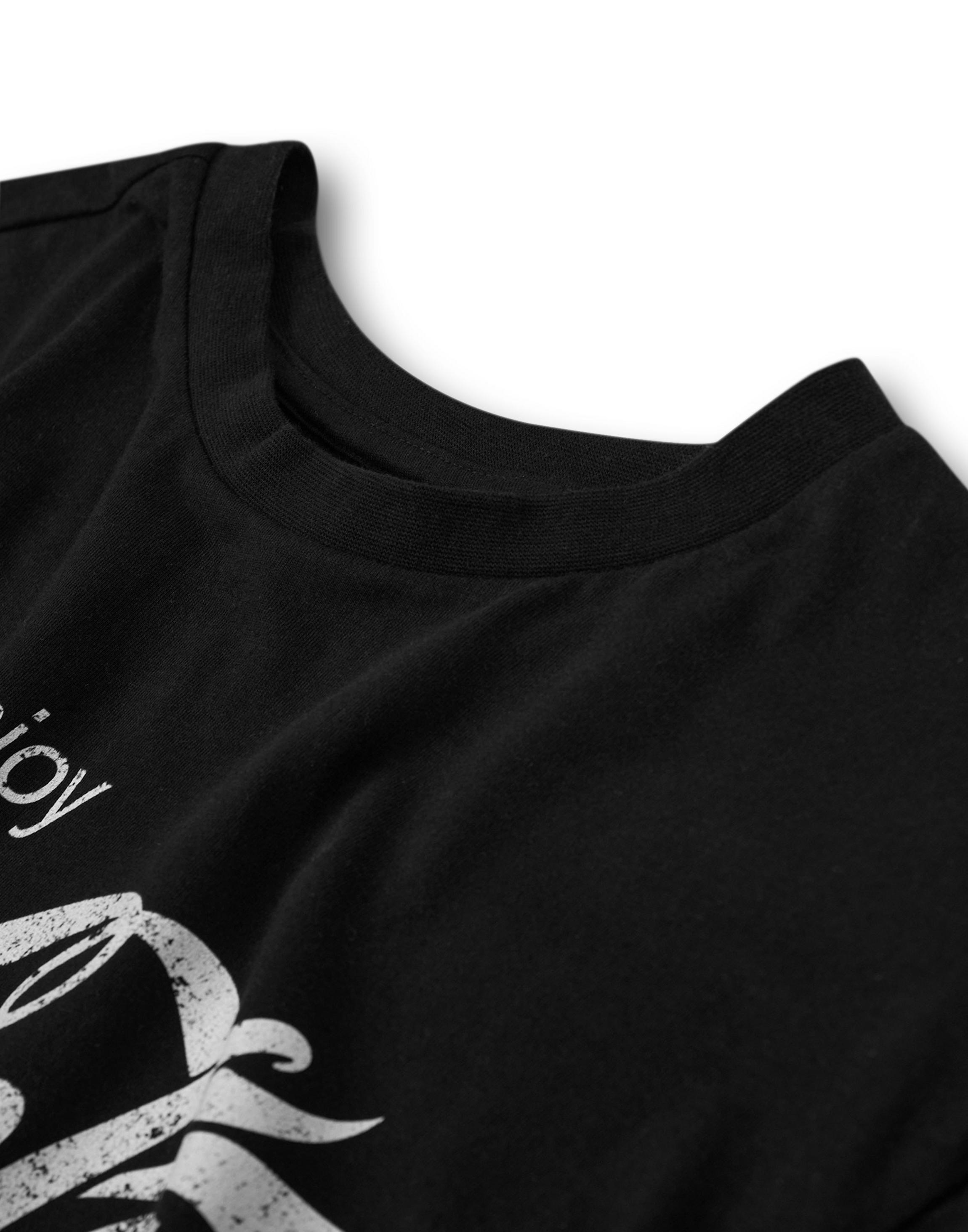 Black Coca Cola Distressed Logo X-Large T-Shirt, Image 3 of 6