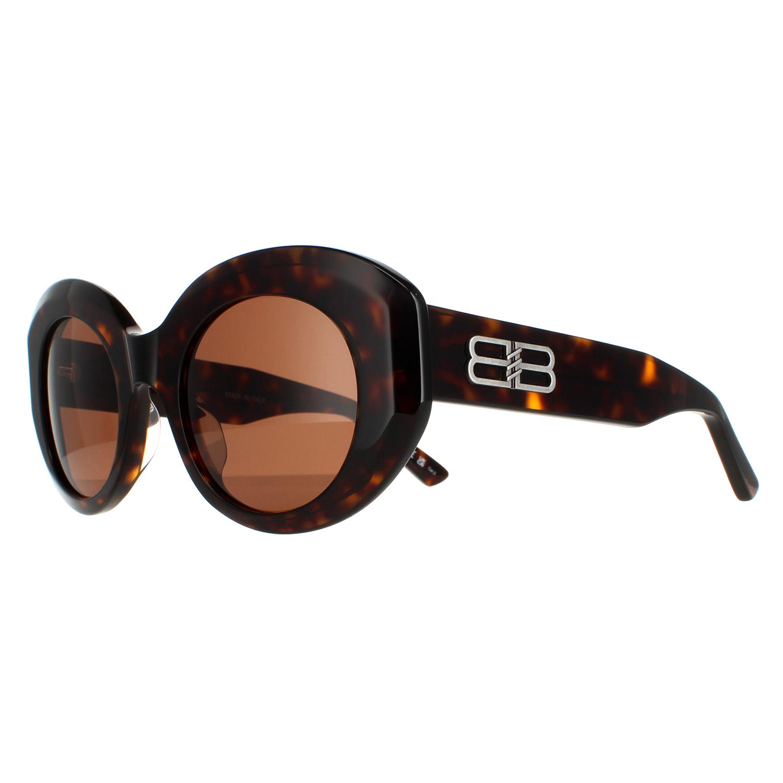 Brown Balenciaga Brown Oval Havana Brown BB0235S, Image 2 of 6