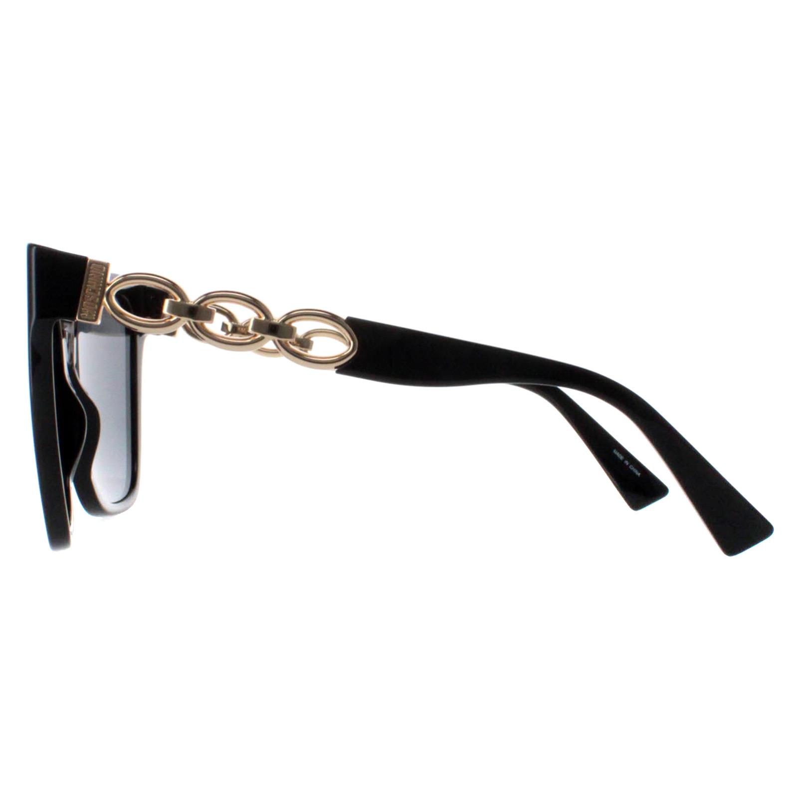 Black Moschino Black Square Black Grey MOS098/S, Image 3 of 4