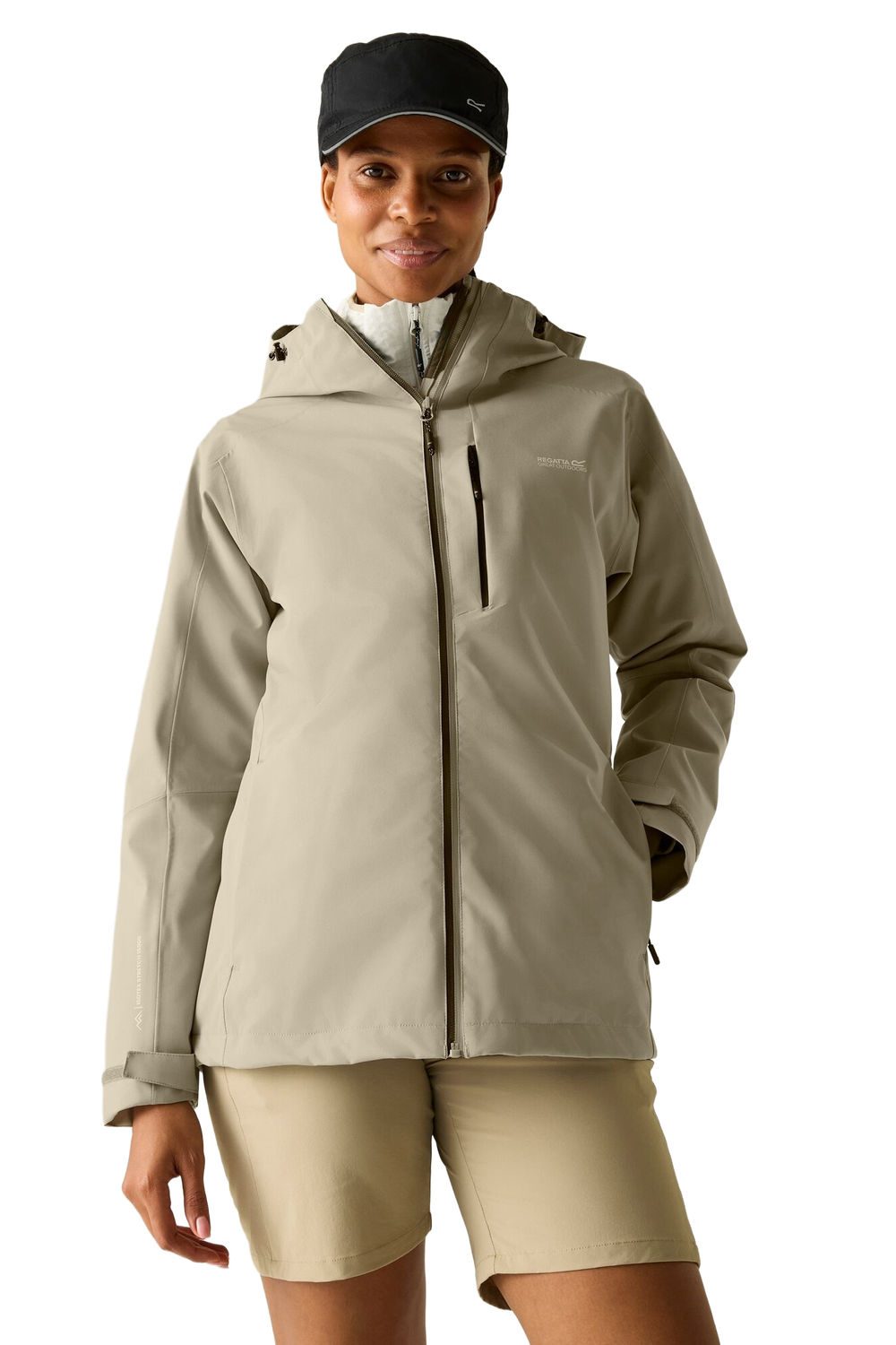 Ecru Birchdale II Waterproof Jacket, Image 4 of 4