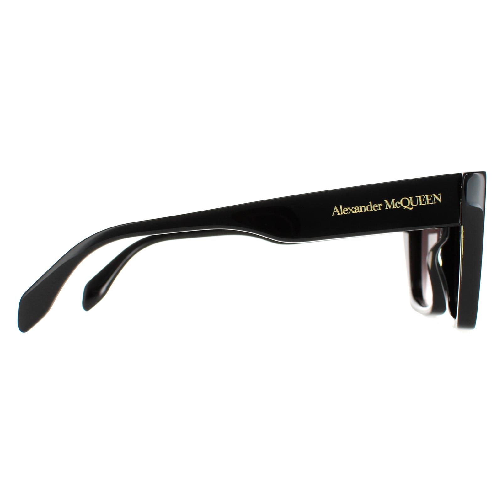 Black Alexander McQueen Black Cat Eye Black Grey AM0299S, Image 4 of 8