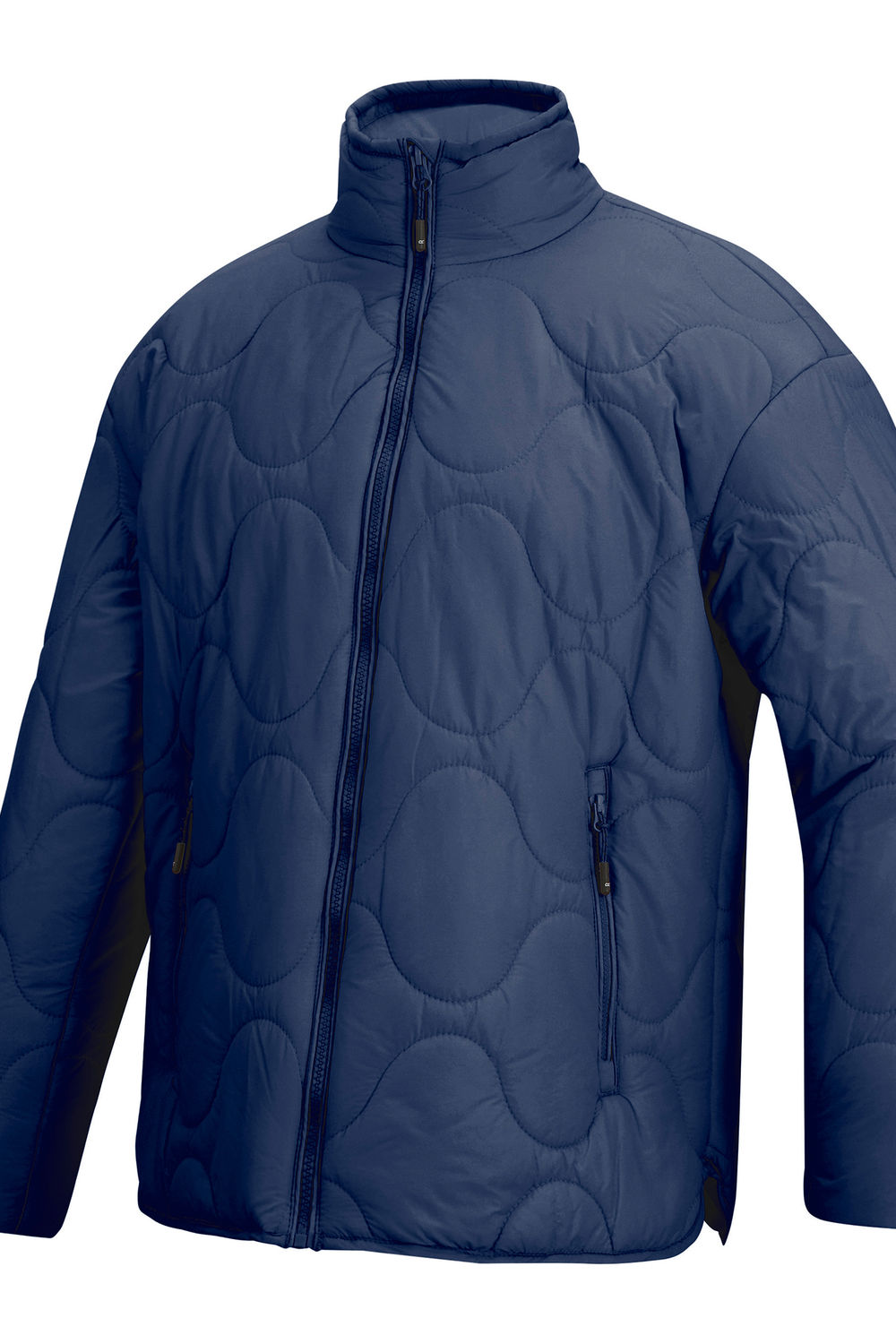 Navy Carlotte Quilted Padded Jacket, Image 3 of 5