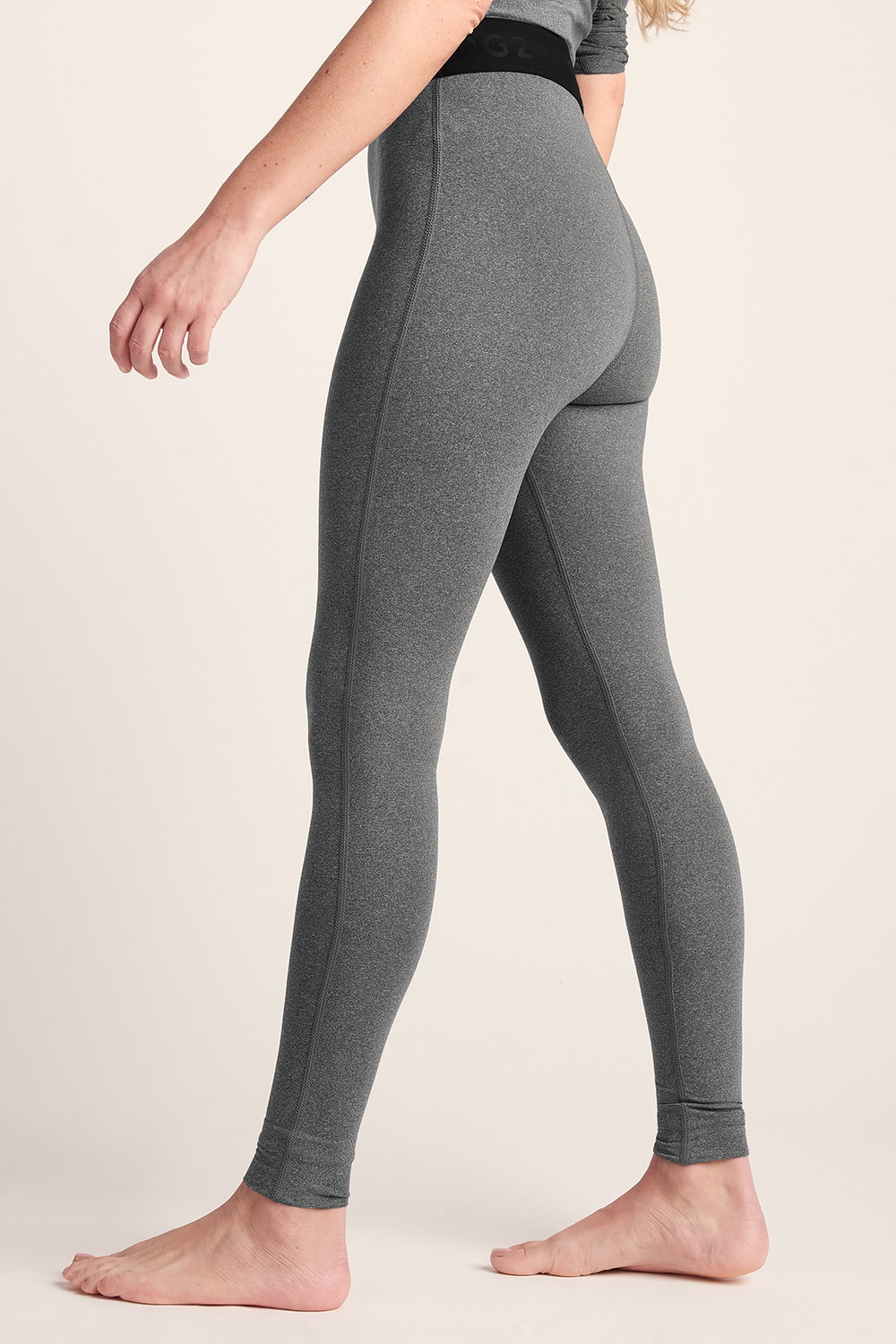 Grey Snowdon Thermal Base Layer Legging, Image 5 of 6