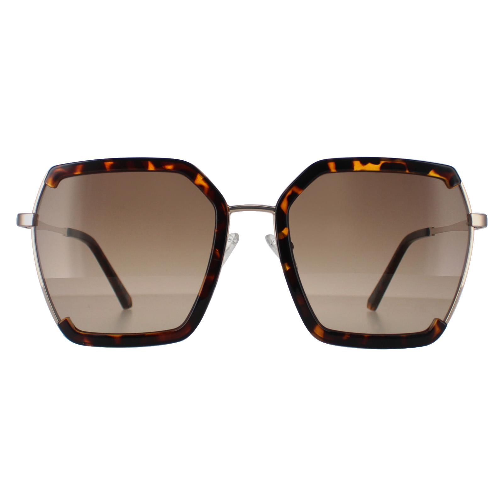 Brown Rimless Dark Havana Brown Gradient GF0418, Image 1 of 4