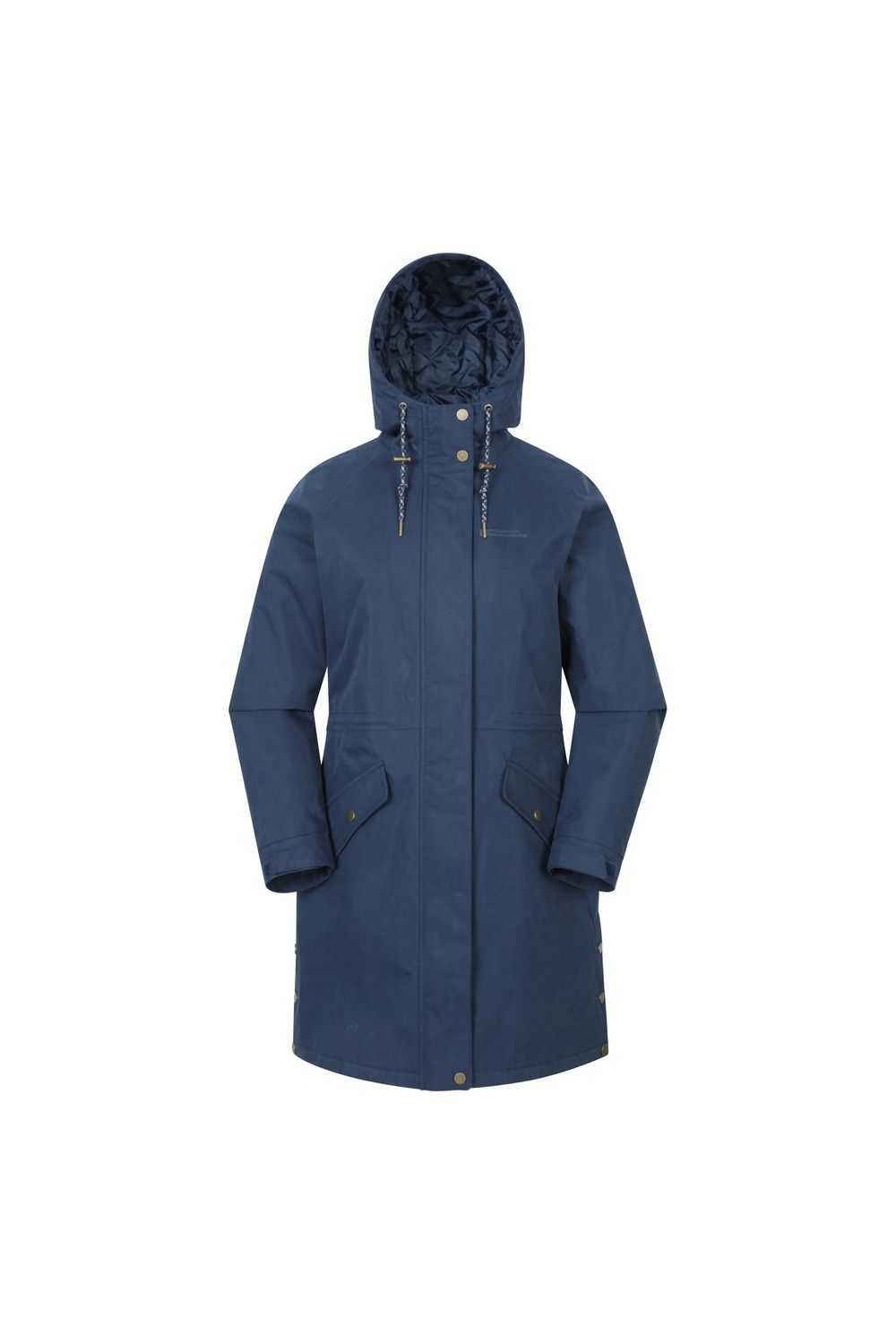 Navy Polperro Lightweight Padded Waterproof Jacket, Image 1 of 4