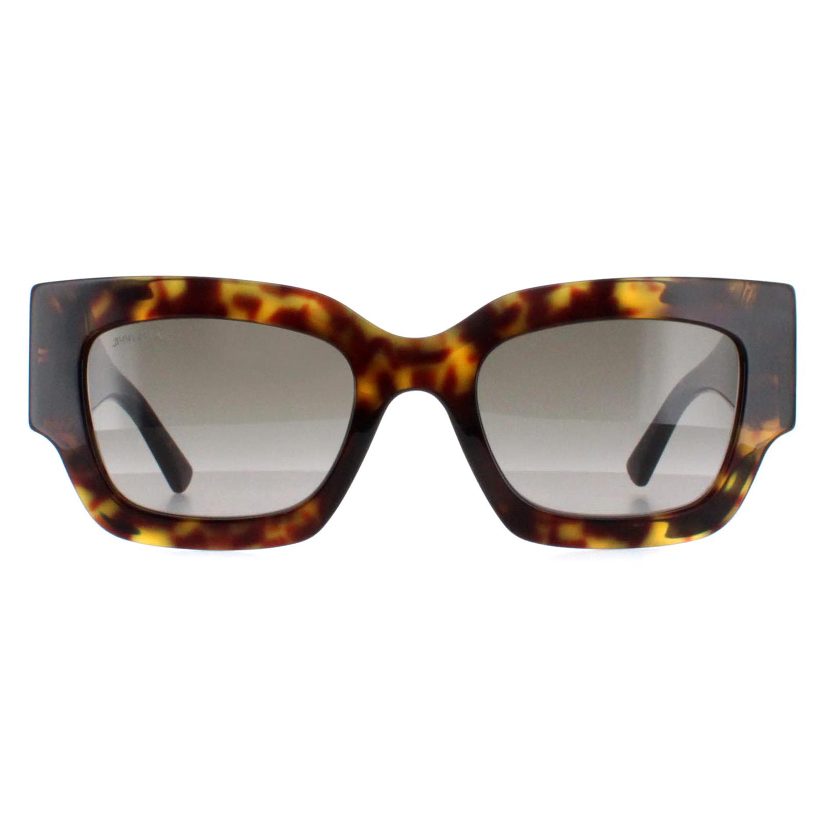 Brown Square Havana and Gold Brown Gradient NENA/S, Image 1 of 4