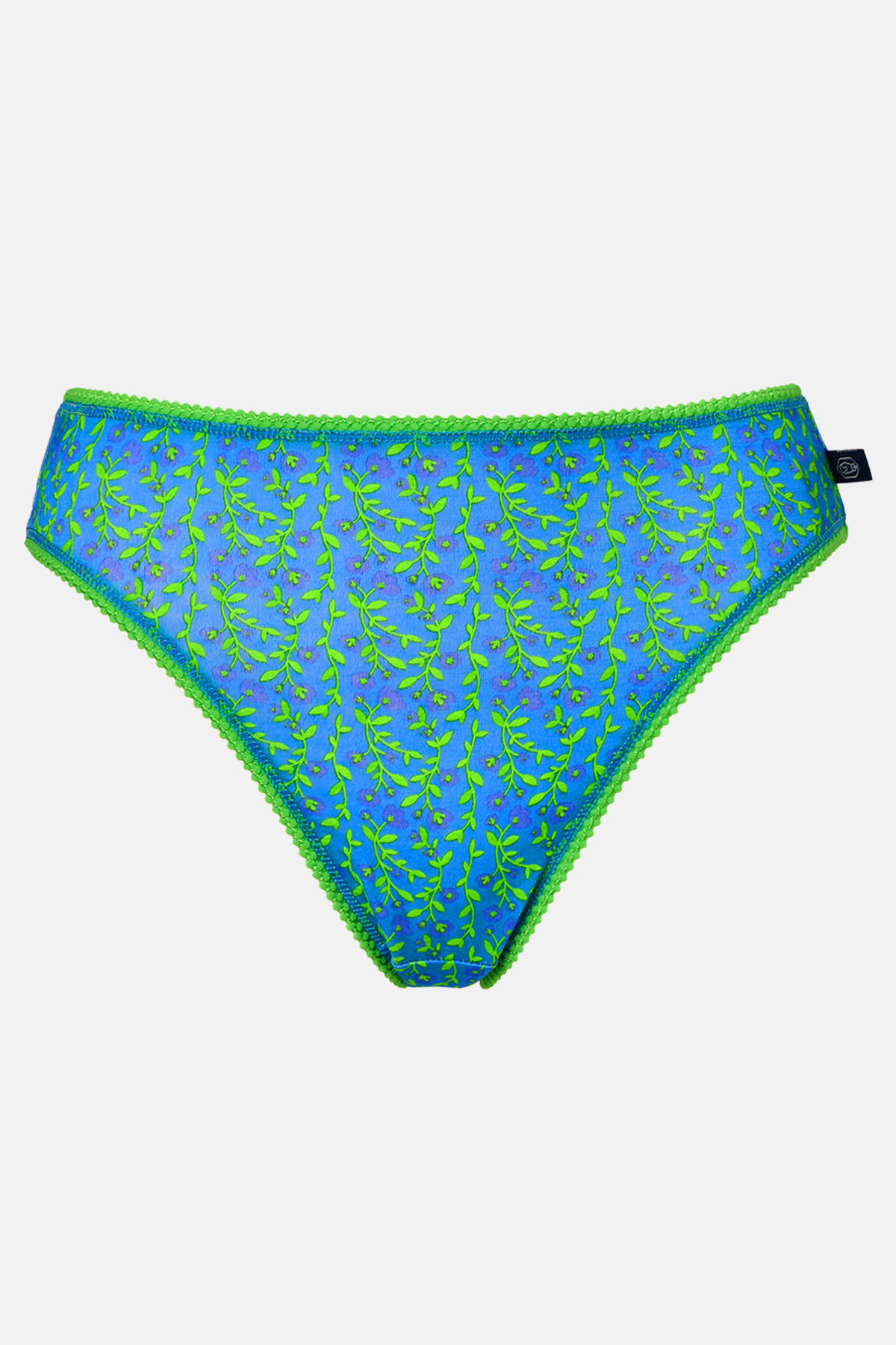 Multi Pack of Four "Boom Bloom!" Bamboo High Leg Knickers, Image 2 of 8