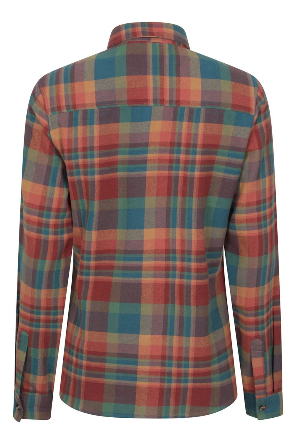 Dark Orange Willow Flannel Shirt, Image 2 of 4