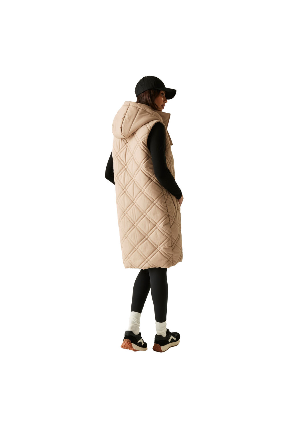 Khaki Rurietta Long Length Gilet, Image 5 of 5