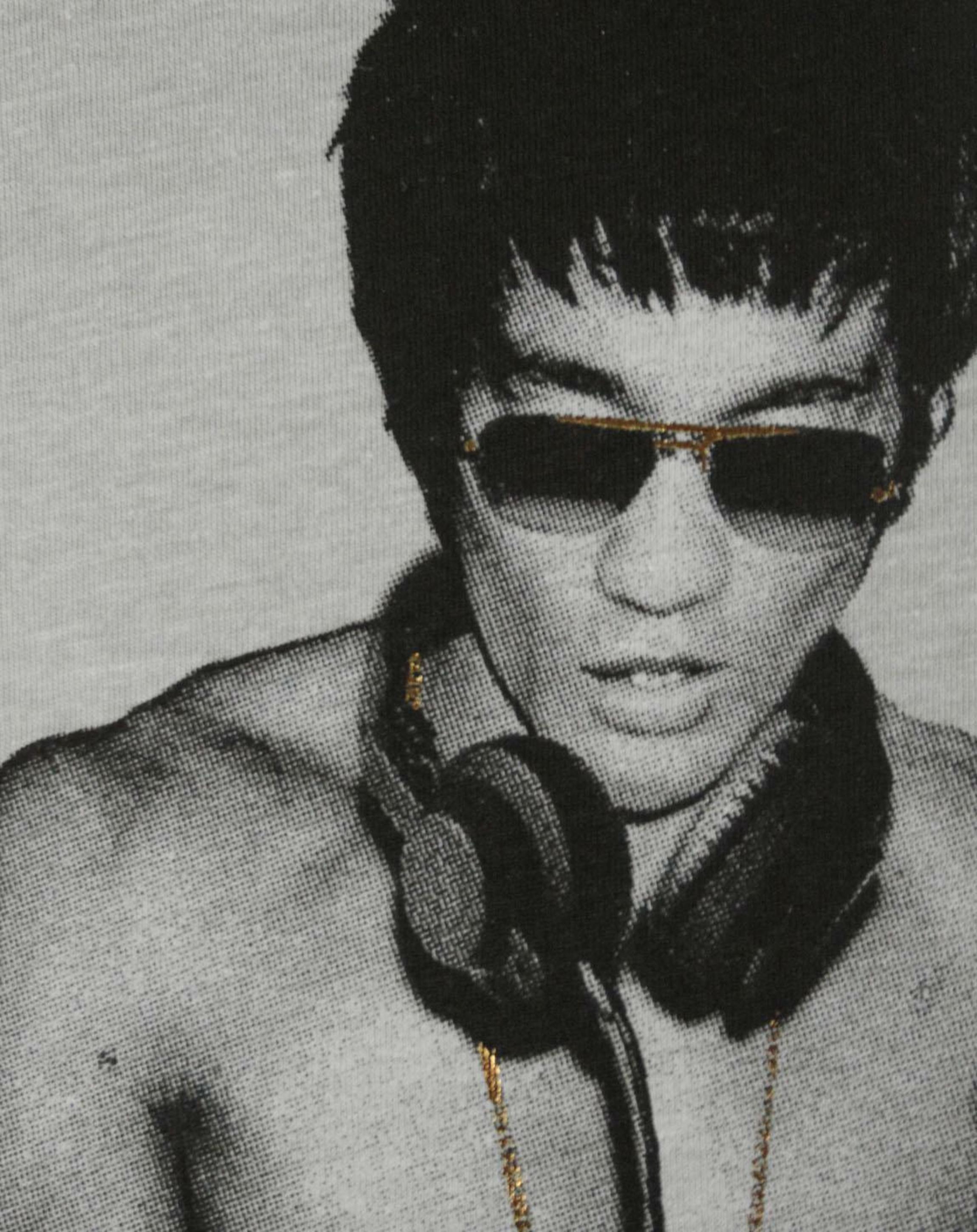 Grey Bruce Lee Gung Fu Scratch By T-Shirt, Image 3 of 4