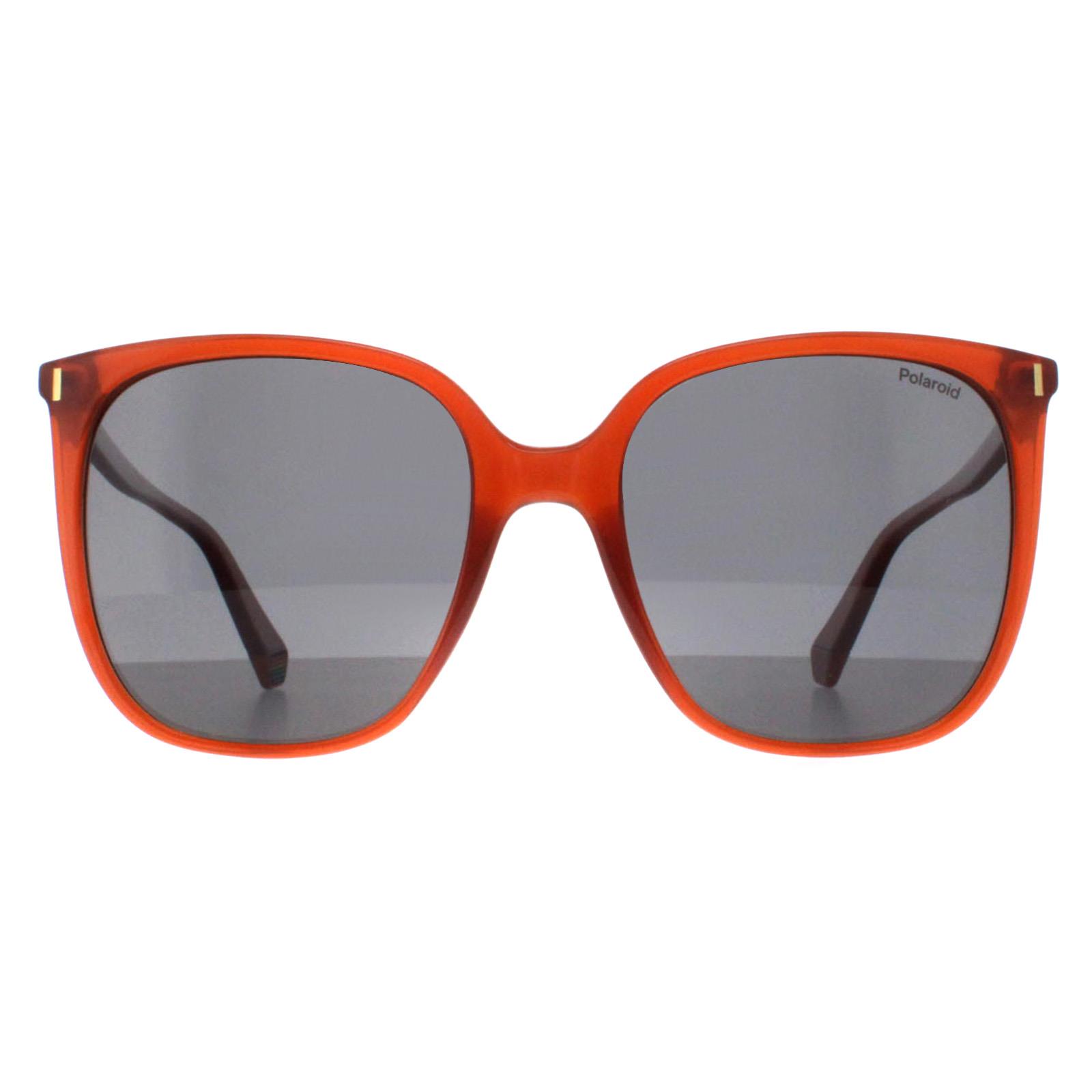 Orange Polaroid Orange Square Orange Grey Polarized PLD 6218/S, Image 1 of 4