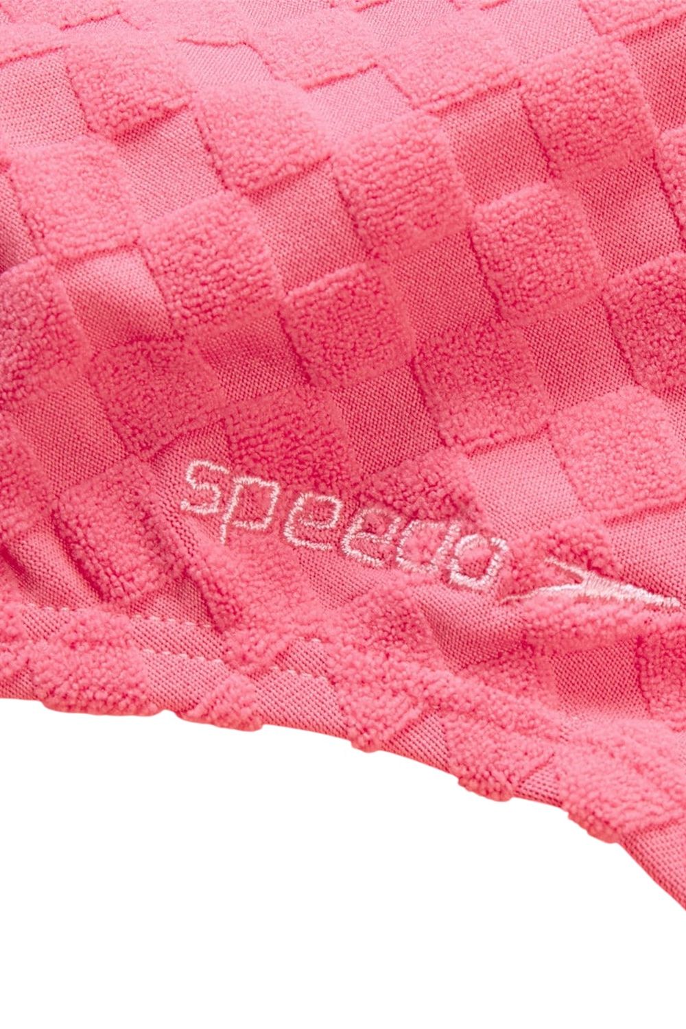 Light Pink Checkerboard Cut Out Swimsuit, Image 3 of 3