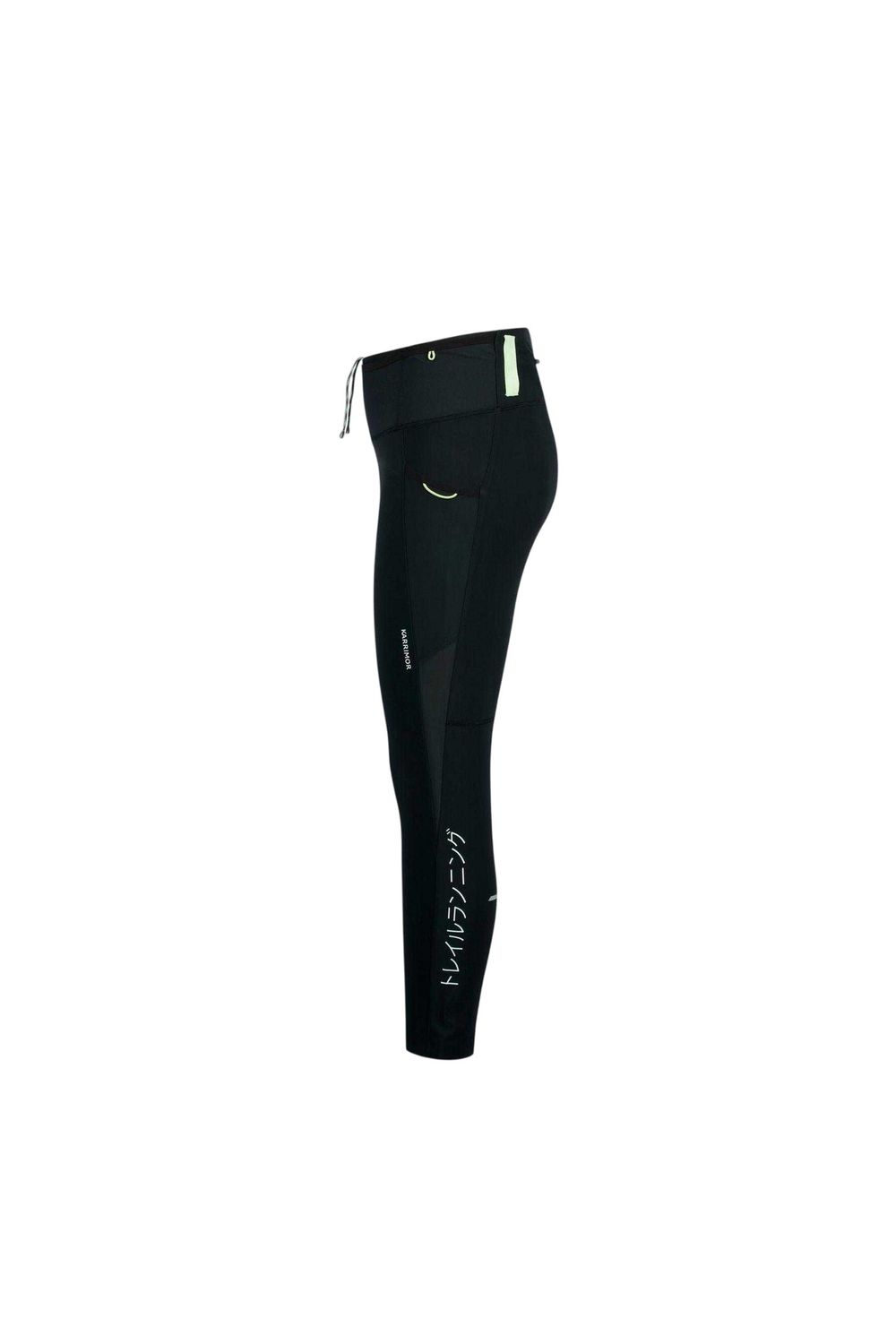 Black Trail Zip Pocket Fitted Leggings, Image 3 of 5