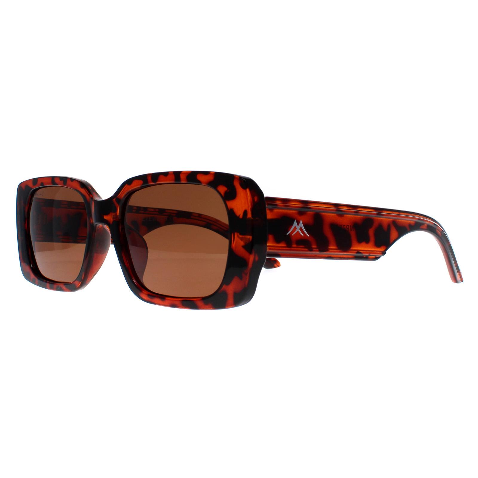Brown Montana Brown Rectangle Shiny Turtle Brown Polarized MP76, Image 2 of 4