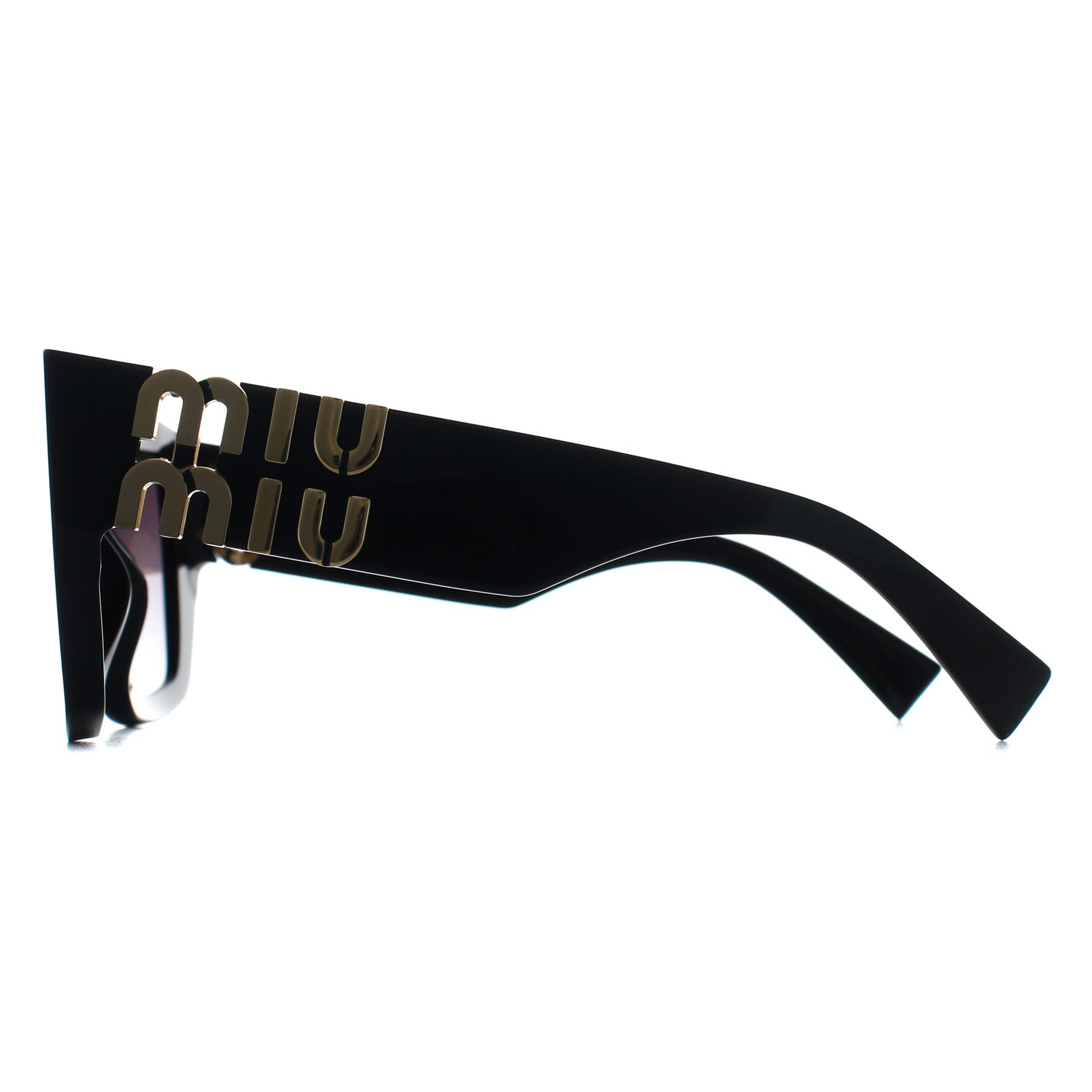 Black Miu Miu Black Square Black Gradient Grey MUB05S, Image 3 of 3