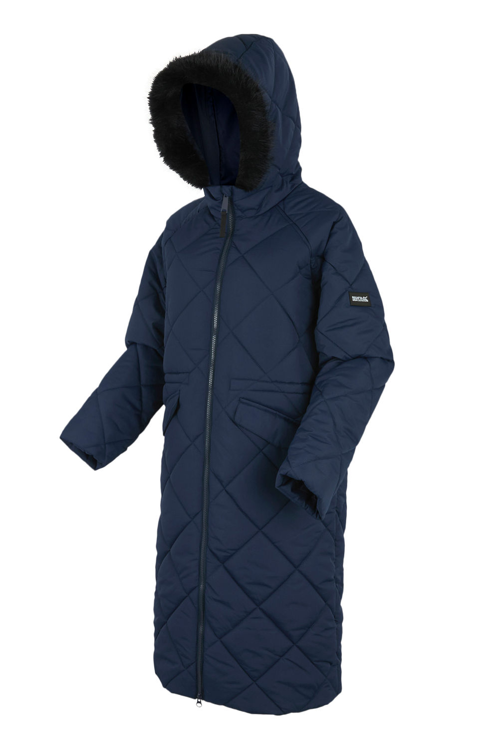 Navy Freyla Padded Jacket, Image 3 of 5