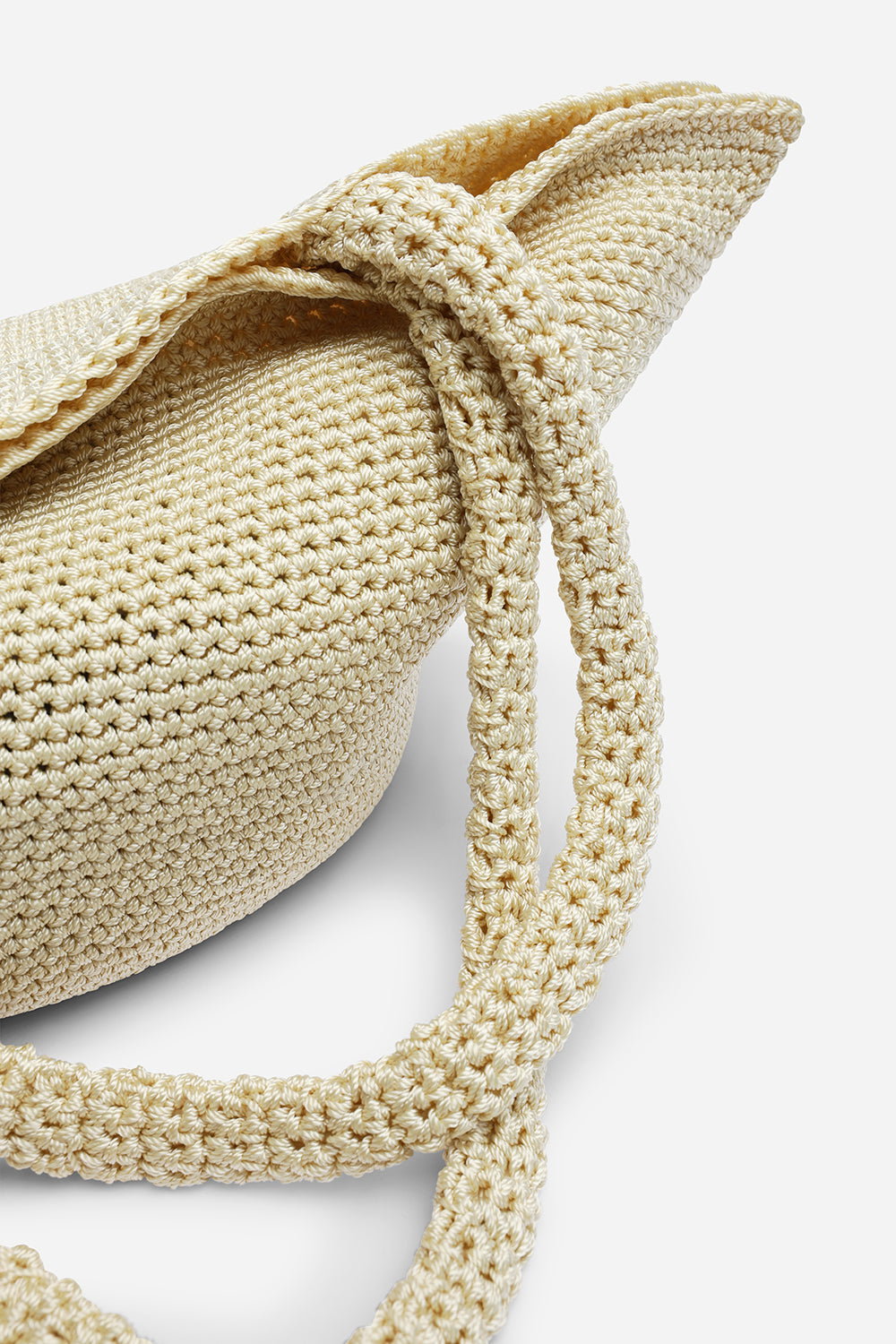 Cream Where's That From Cream Elowen Mesh Shopper Shoulder Bag, Image 5 of 5