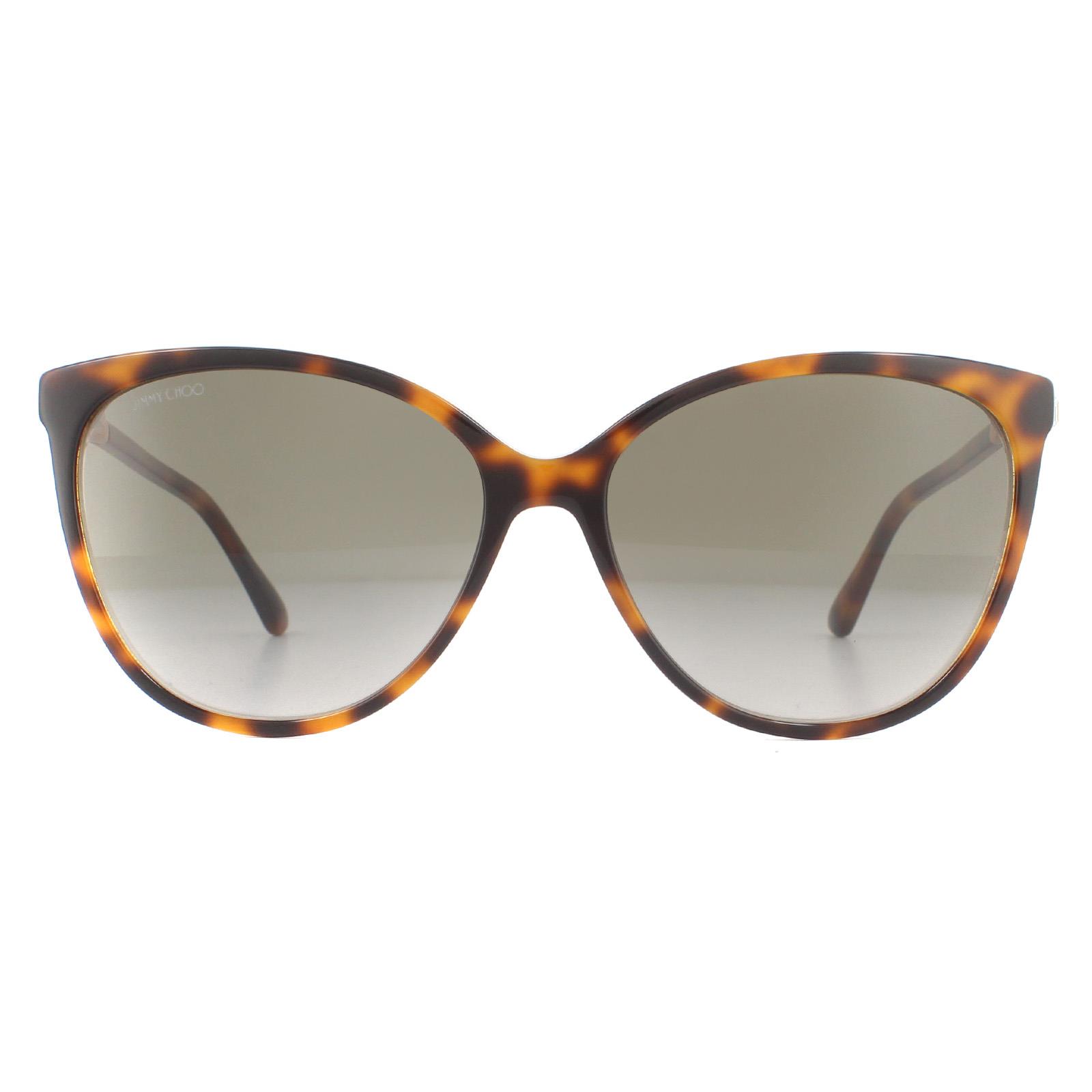 Cat Eye Havana Pink Brown Gradient Sunglasses, Image 1 of 4