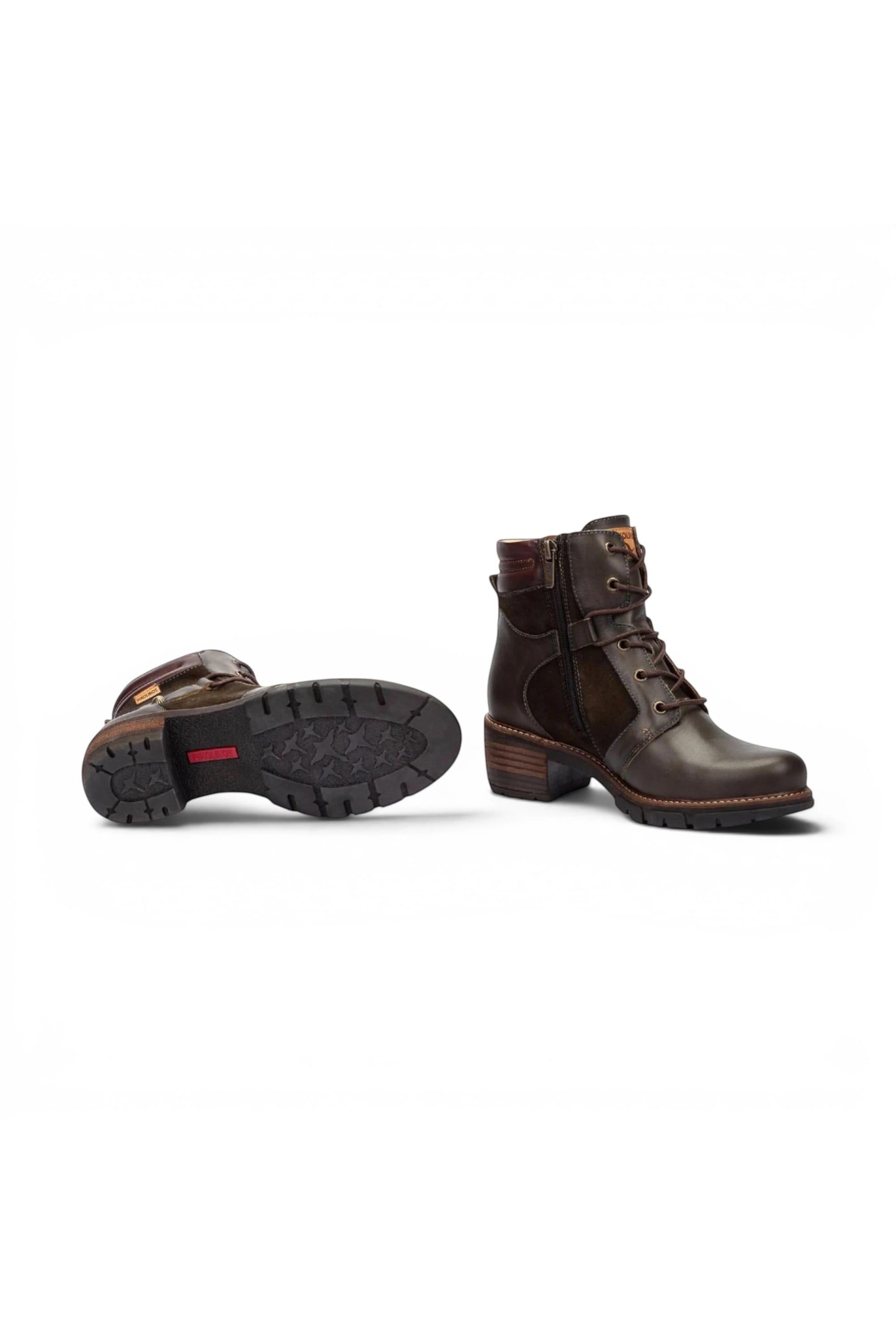 Brown Womens Soft Heel Ankle Boots -W1T-8979C1, Image 6 of 7