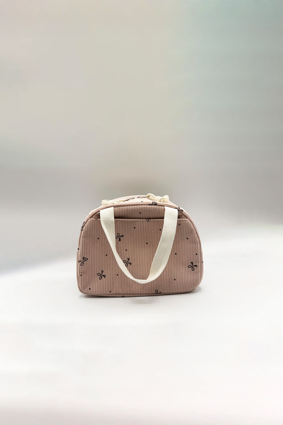 Pink Corduroy Insulated Lunch Holdall, Image 1 of 4