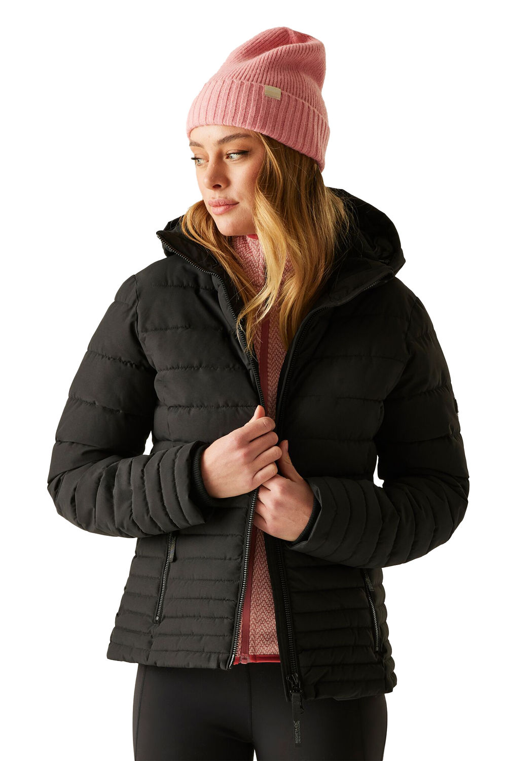 Black Regatta Black Kelane Padded Jacket, Image 4 of 5