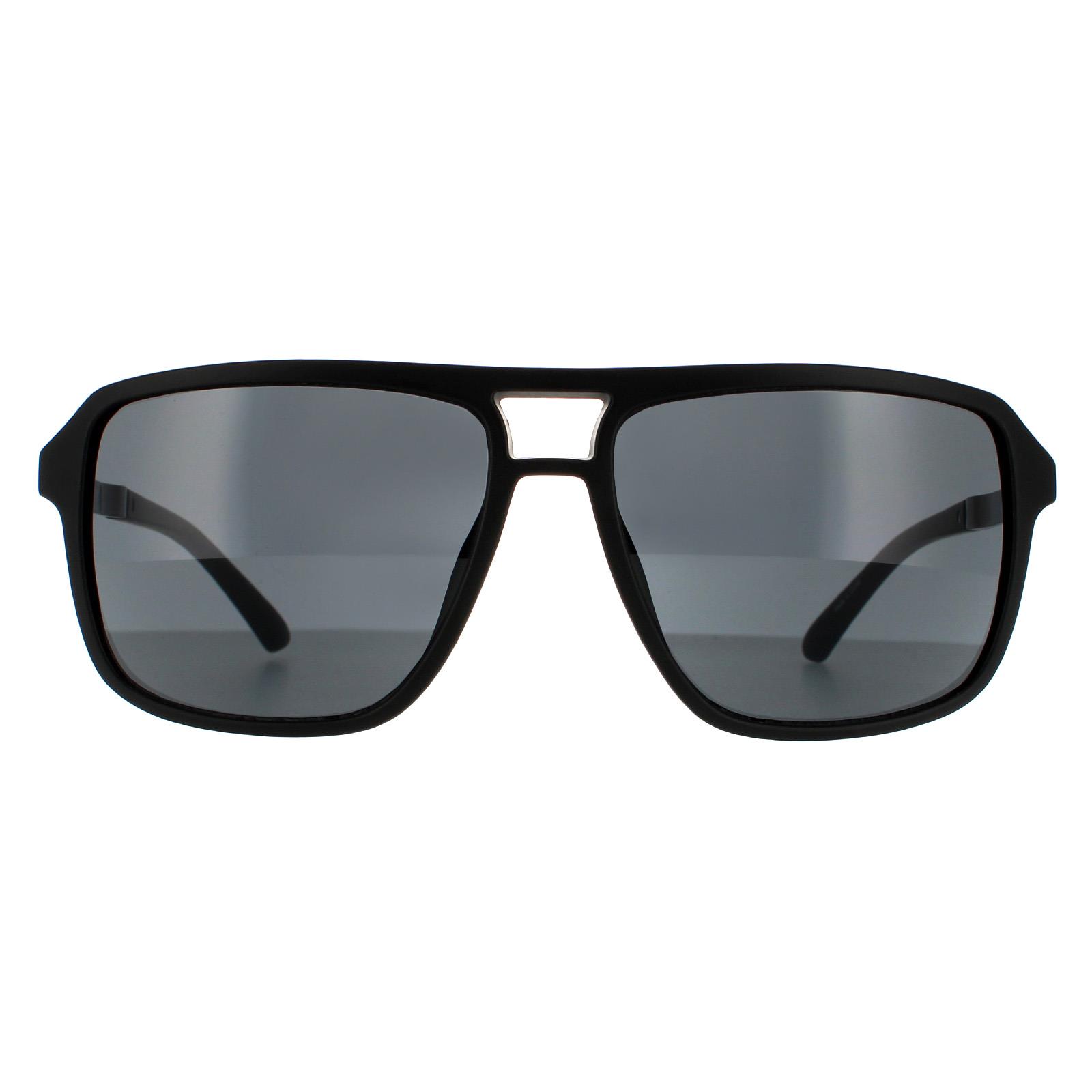 Black Guess Black Square Matte Black Smoke Grey GF5085 Sunglasses, Image 1 of 4