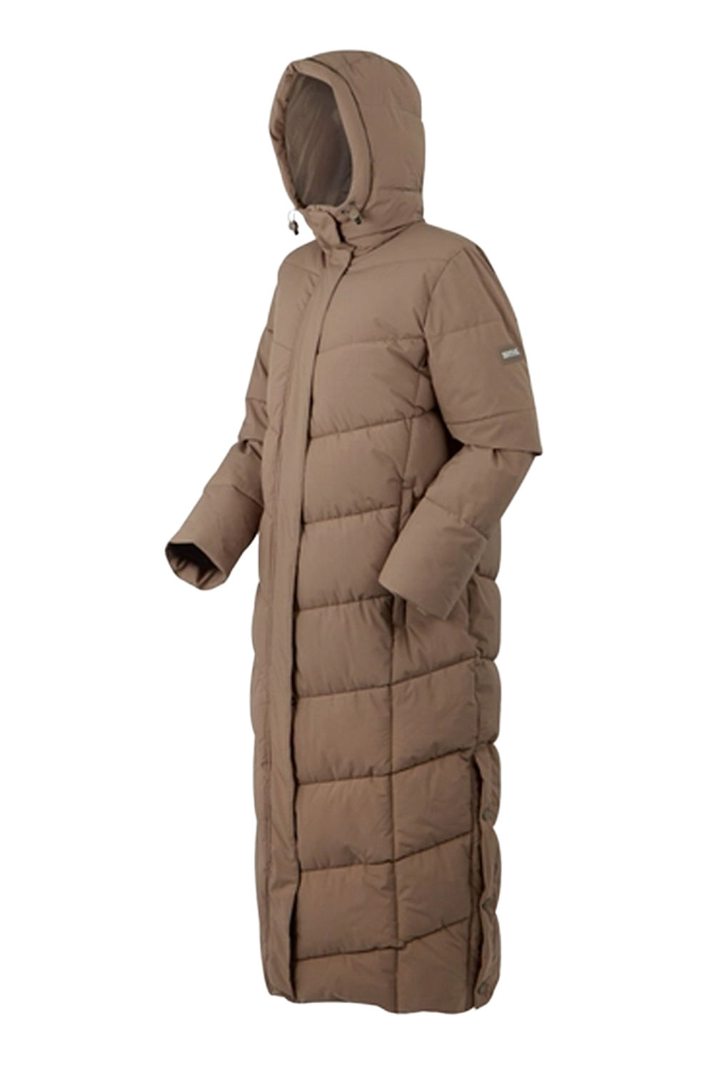 Mocha Eloria Padded Jacket, Image 3 of 6
