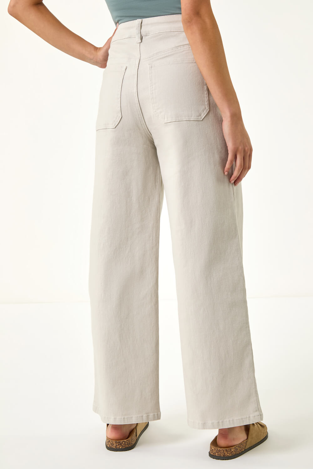 Stone Petite Cotton Stretch Pocket Jean, Image 5 of 6