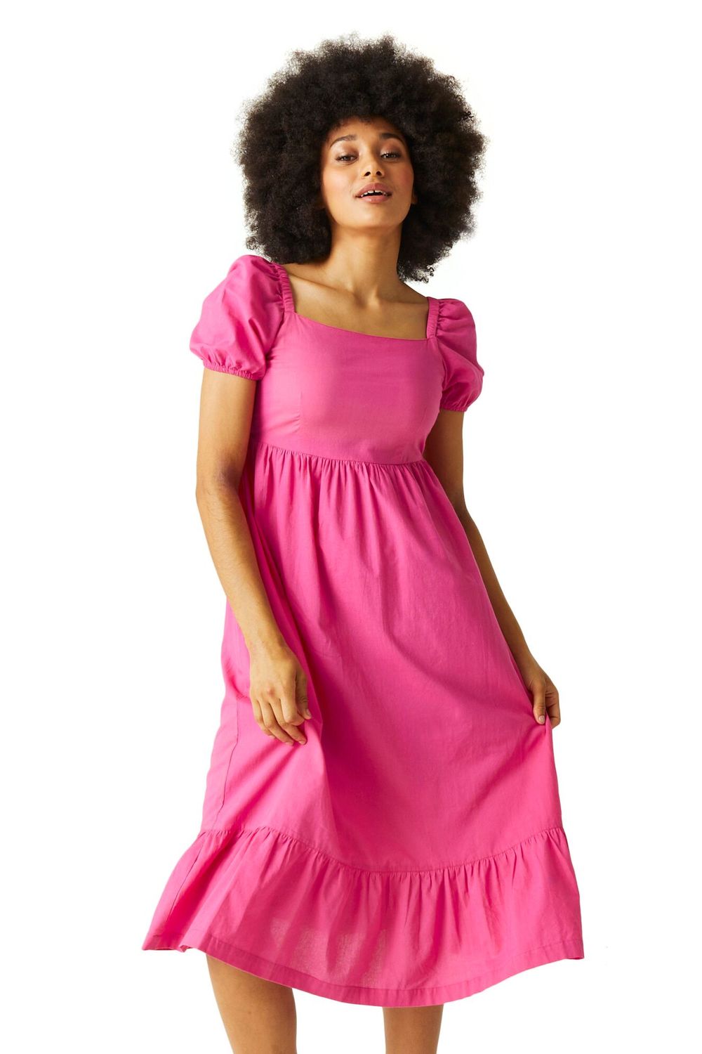 Pink Emilrah Midi Dress, Image 4 of 4