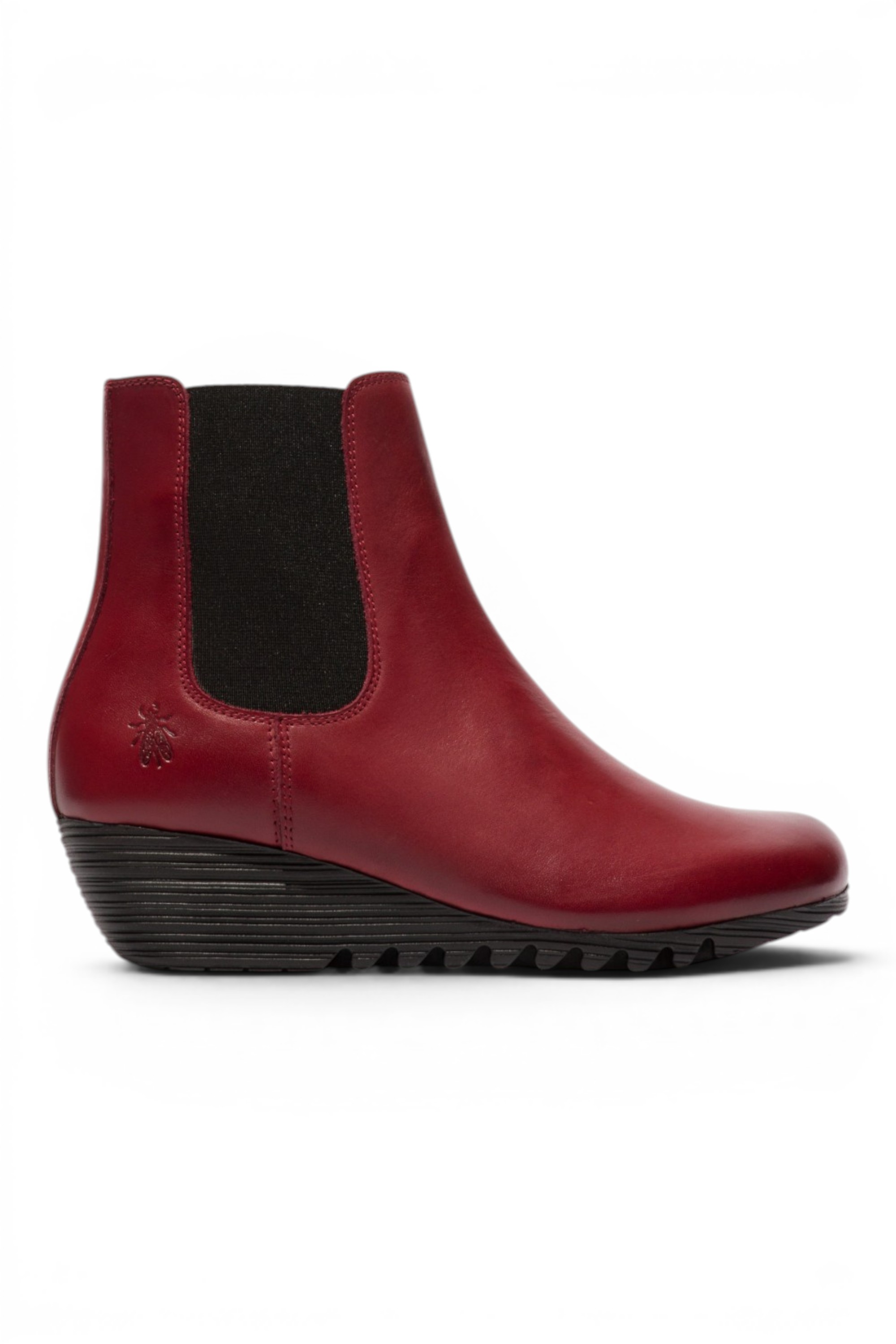 Burgundy Womens Leather heel Chelsea Boot-ORFU496, Image 1 of 5
