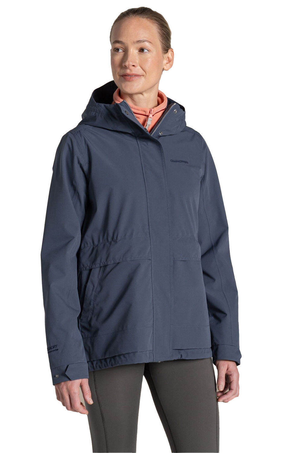 Charcoal National Trust Cinquefoil Waterproof Jacket, Image 3 of 4