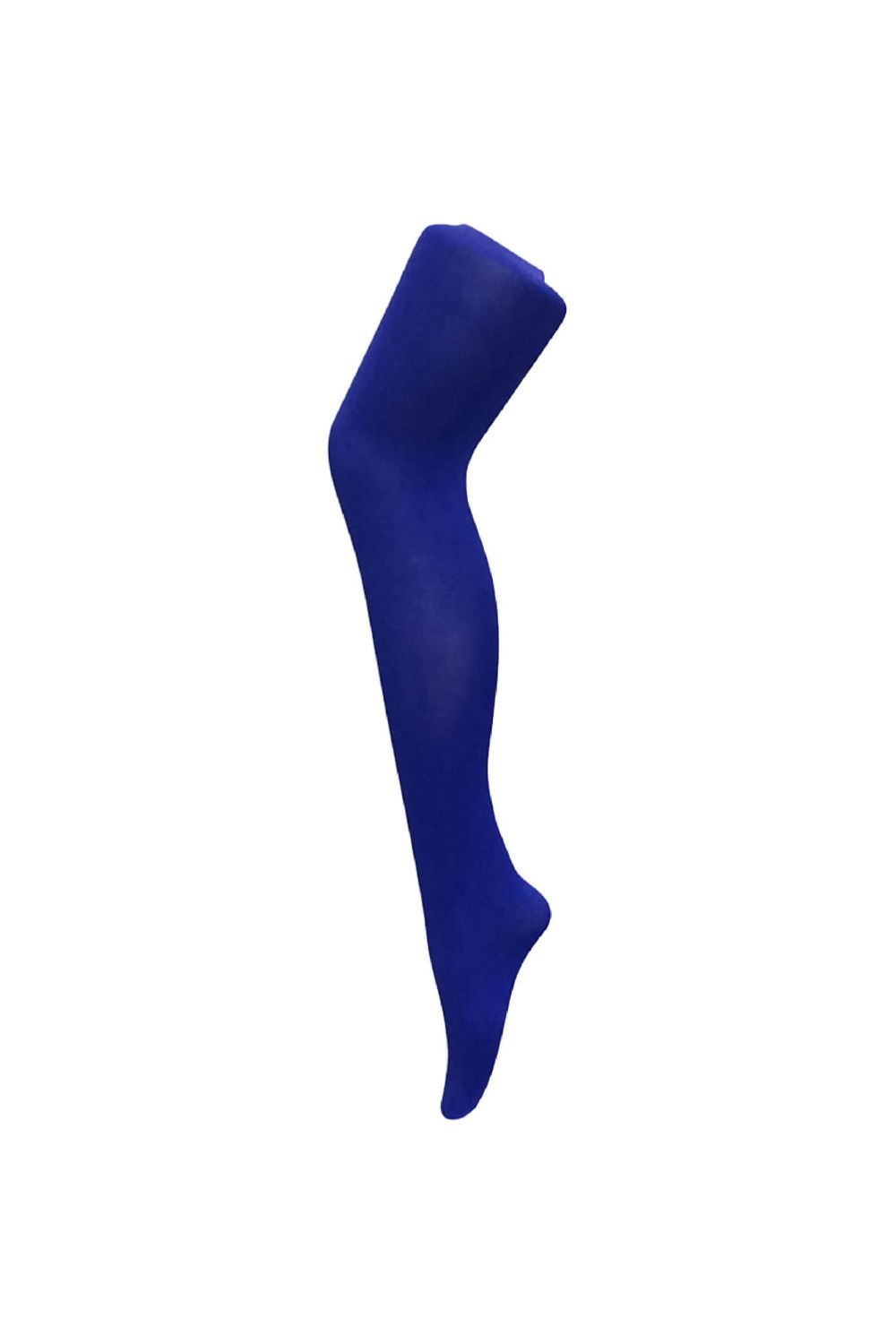Blue 80 Denier Opaque Plain Coloured Tights, Image 1 of 5