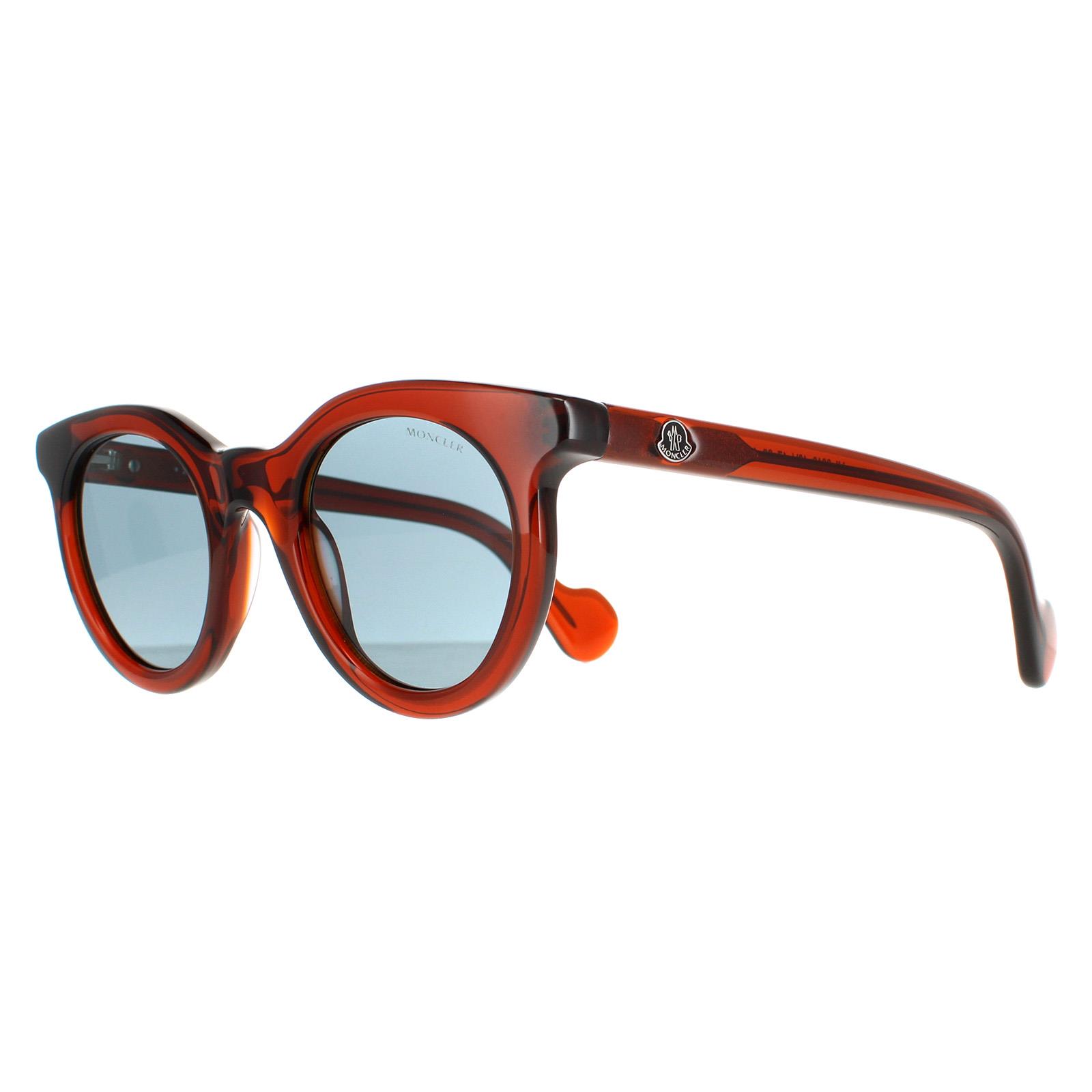 Brown Moncler Brown Round Dark Brown Blue ML0013, Image 2 of 4