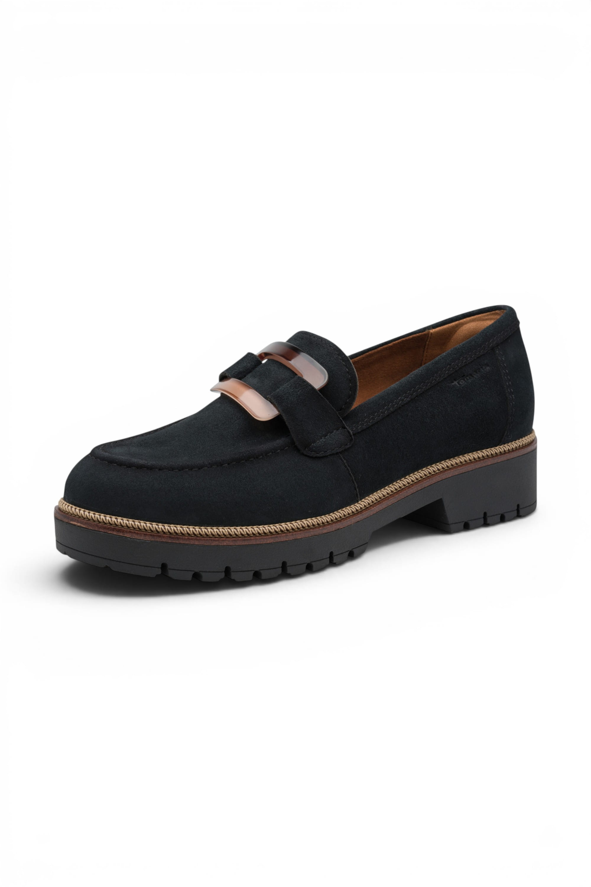 Blue Suede Leather Loafer Casual Shoes, Image 2 of 7