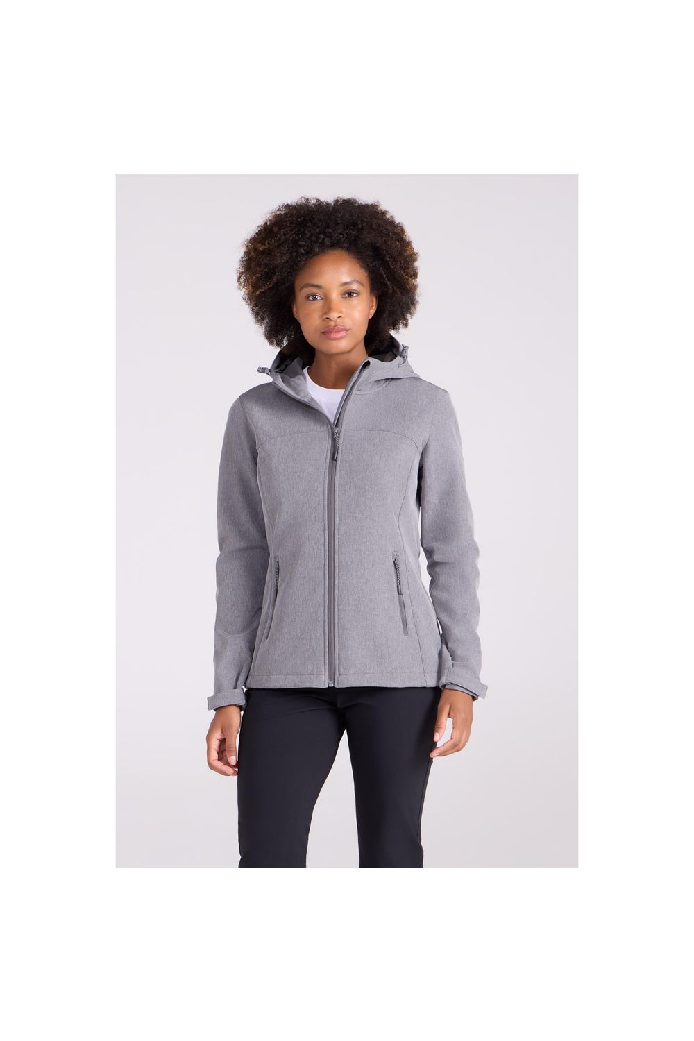 Dark Grey Exodus Water Resistant Soft Shell Jacket, Image 1 of 1