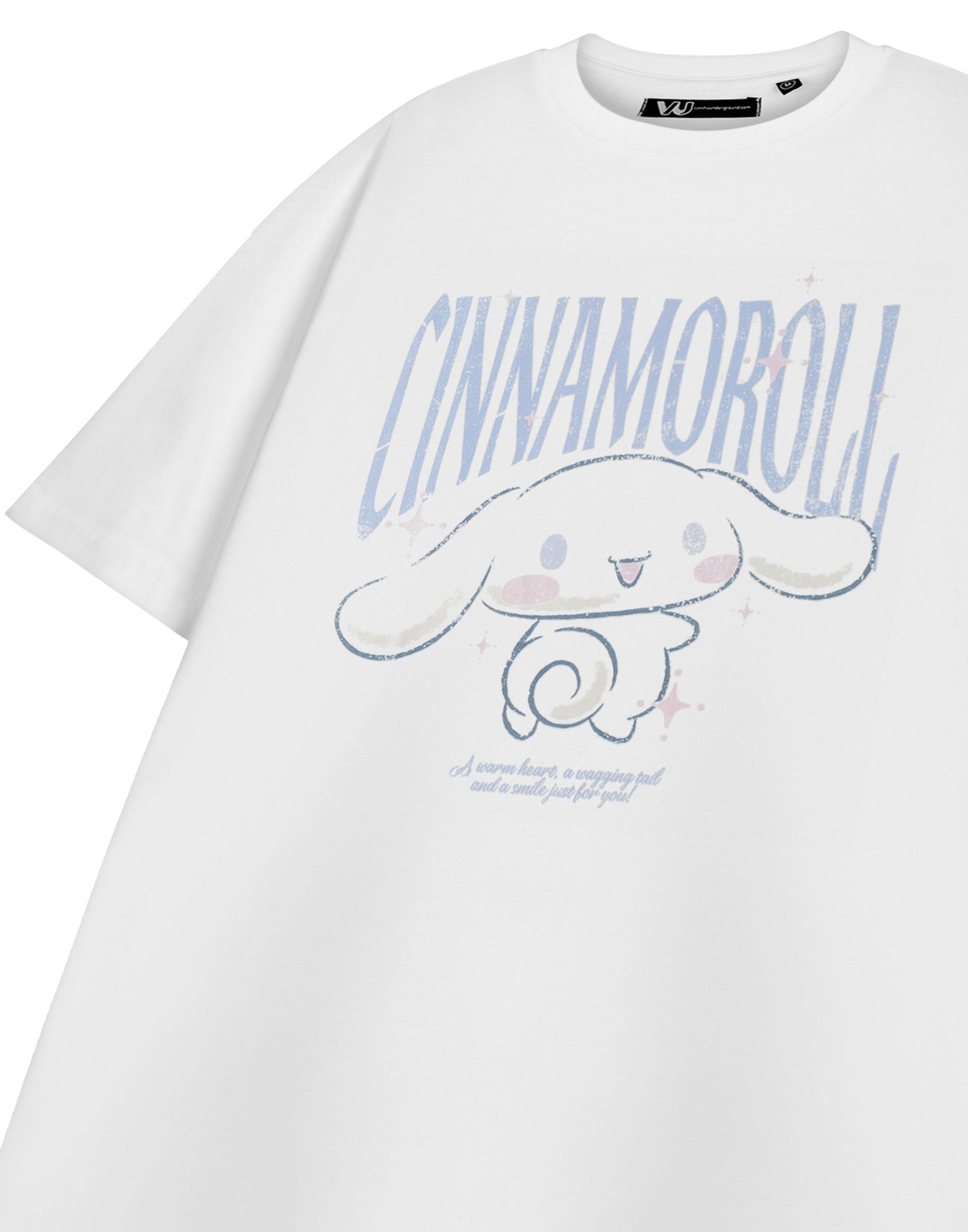 White Hello Kitty Cinnamoroll X-Large T-Shirt, Image 5 of 6